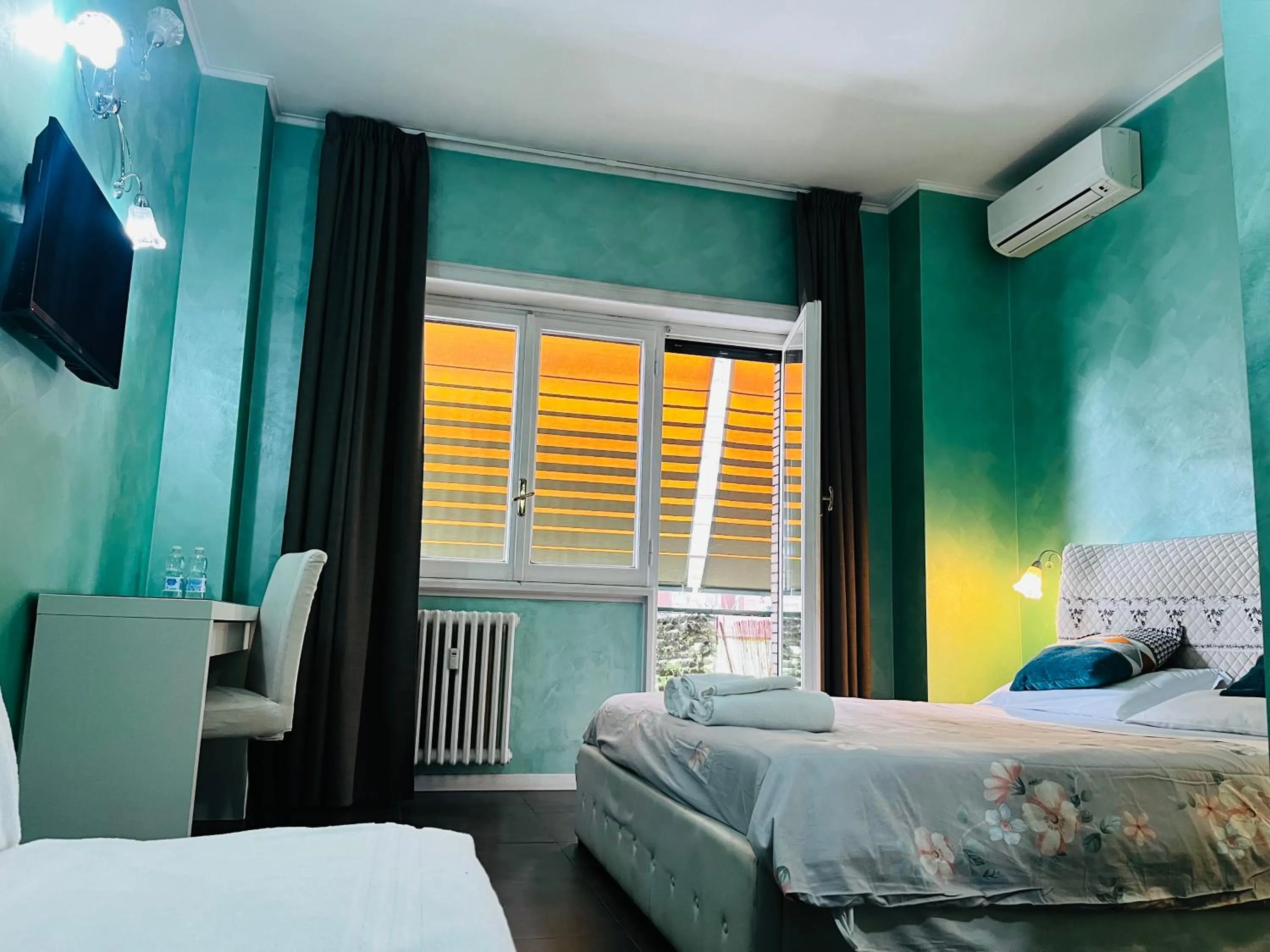 Bedroom, Bed in B&B Roma