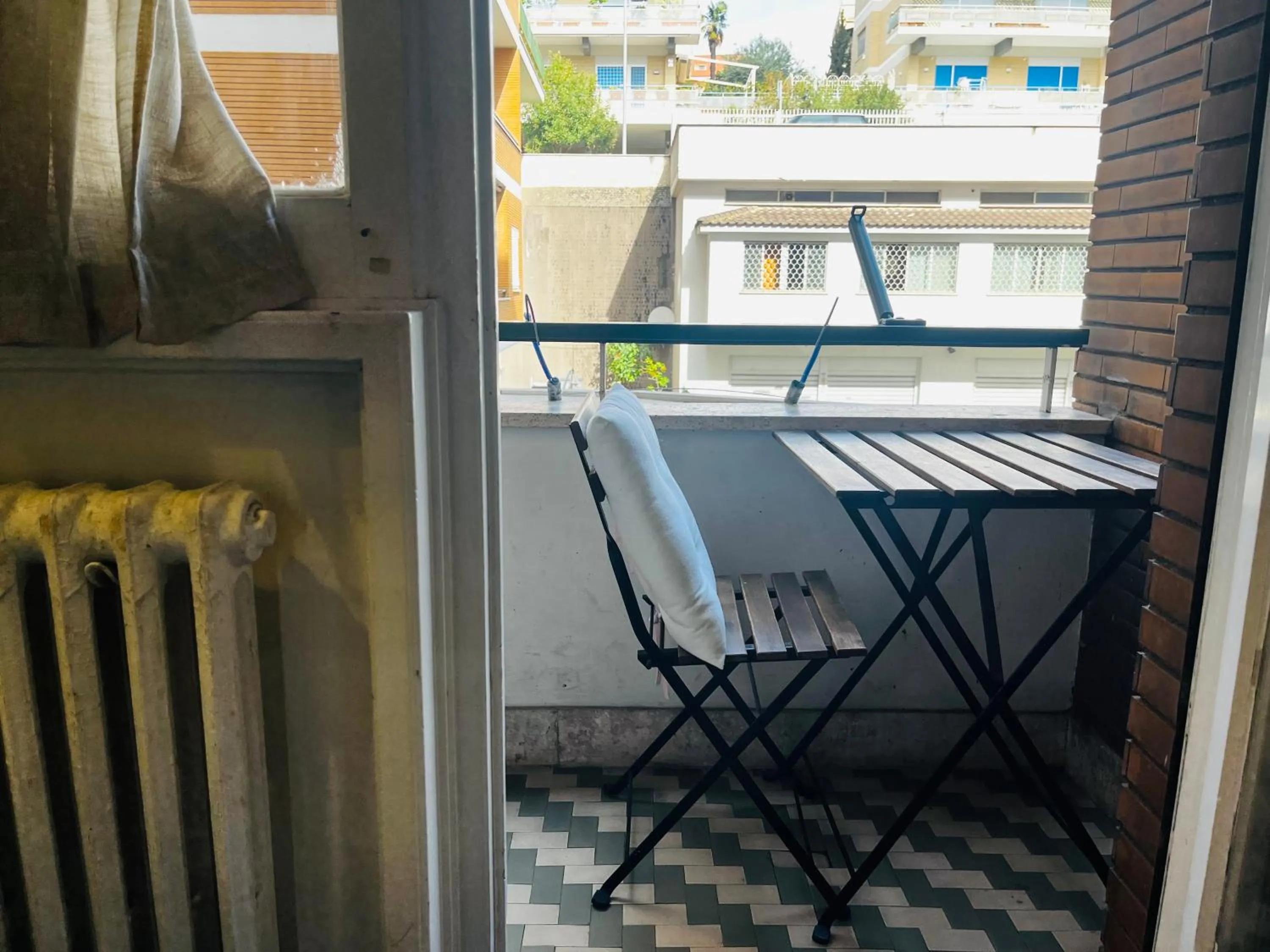 Balcony/Terrace in B&B Roma