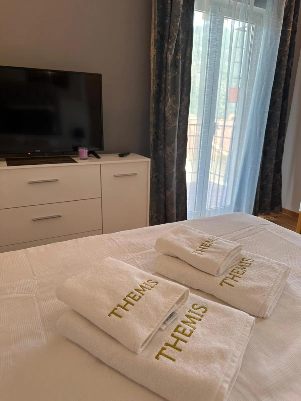 Bed in Themis Apartment