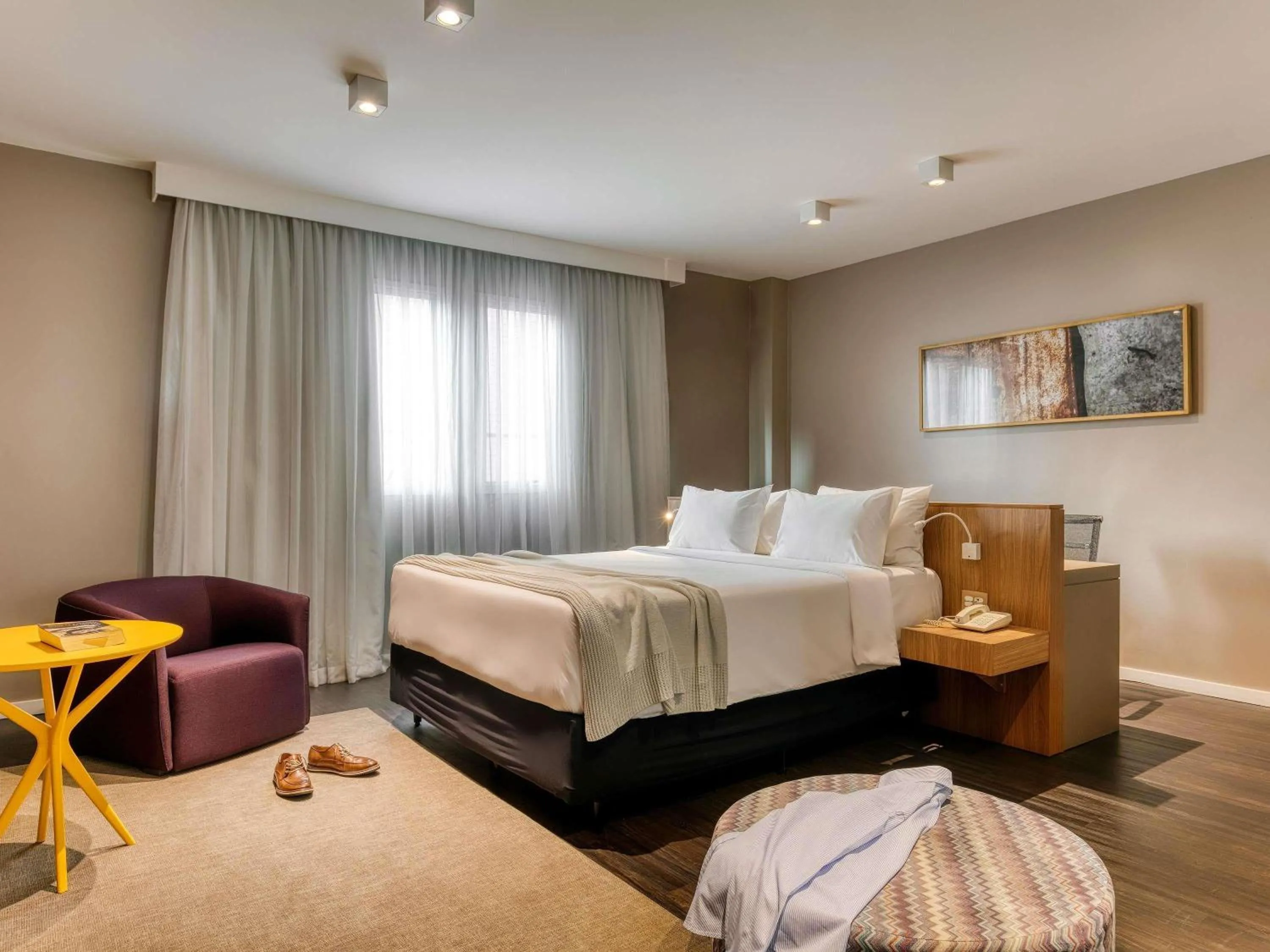 Bedroom, Bed in Mercure Belo Horizonte Vila da Serra