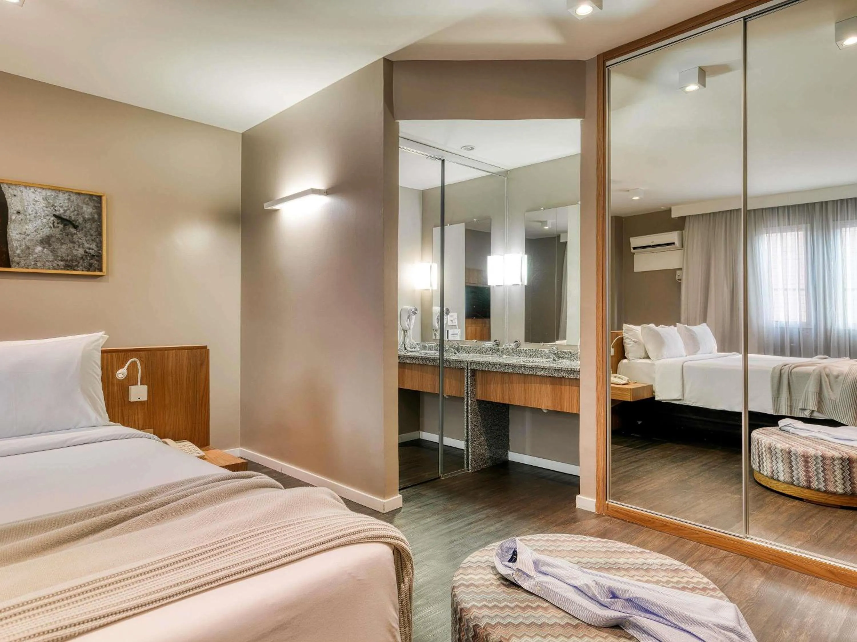 Bedroom, Bed in Mercure Belo Horizonte Vila da Serra