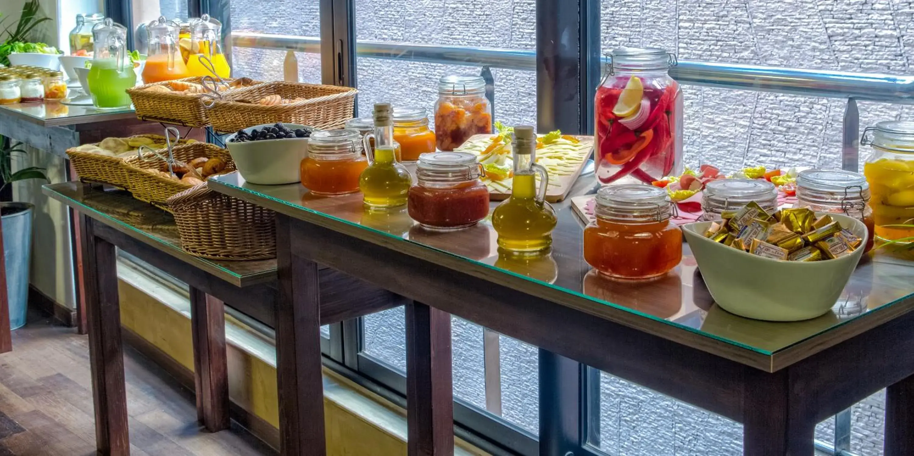 Buffet breakfast in Yaad City Hotel Buffet breakfast in Yaad City Hotel