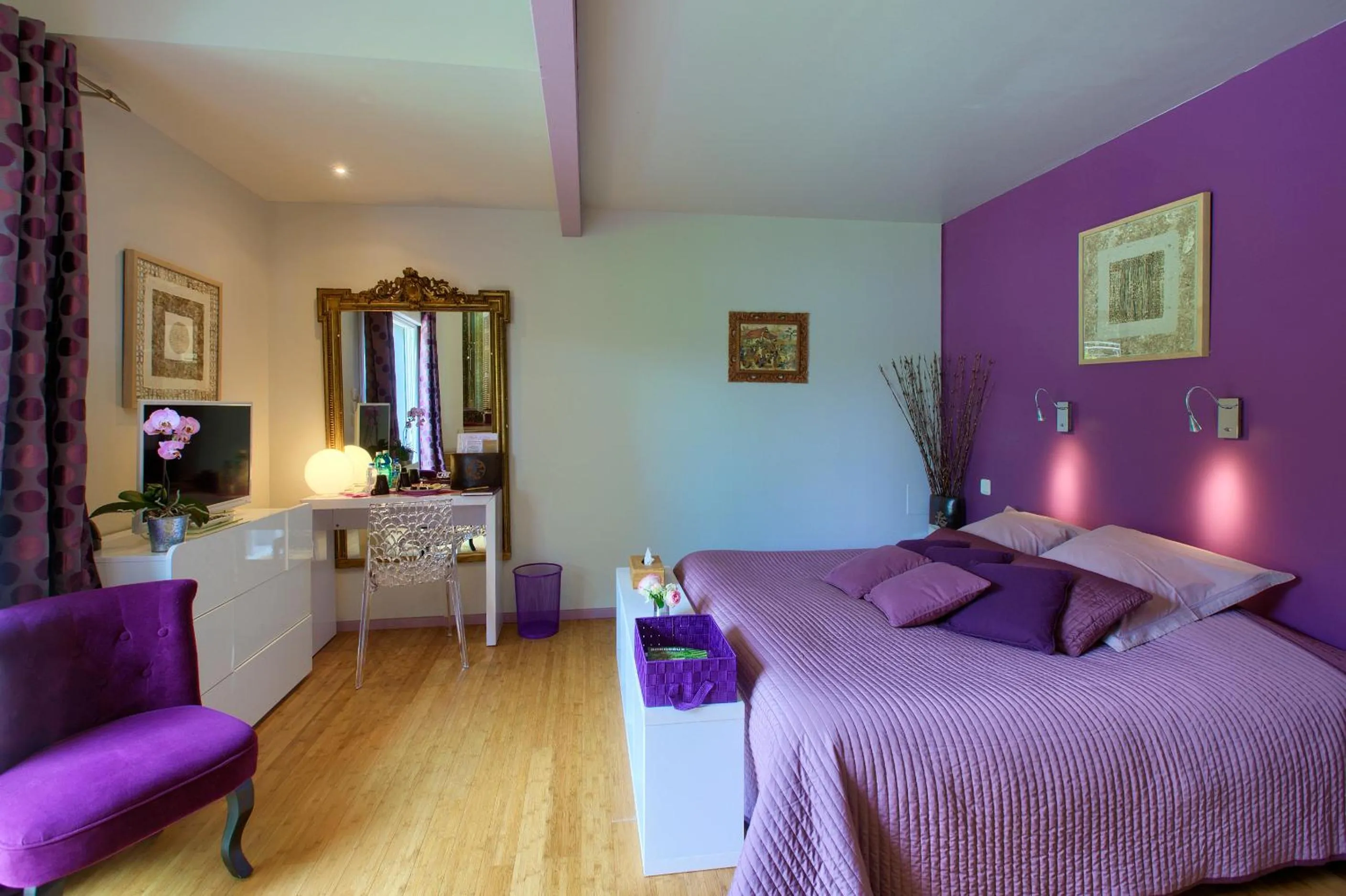 Bedroom, Bed in B&B La Closerie 33