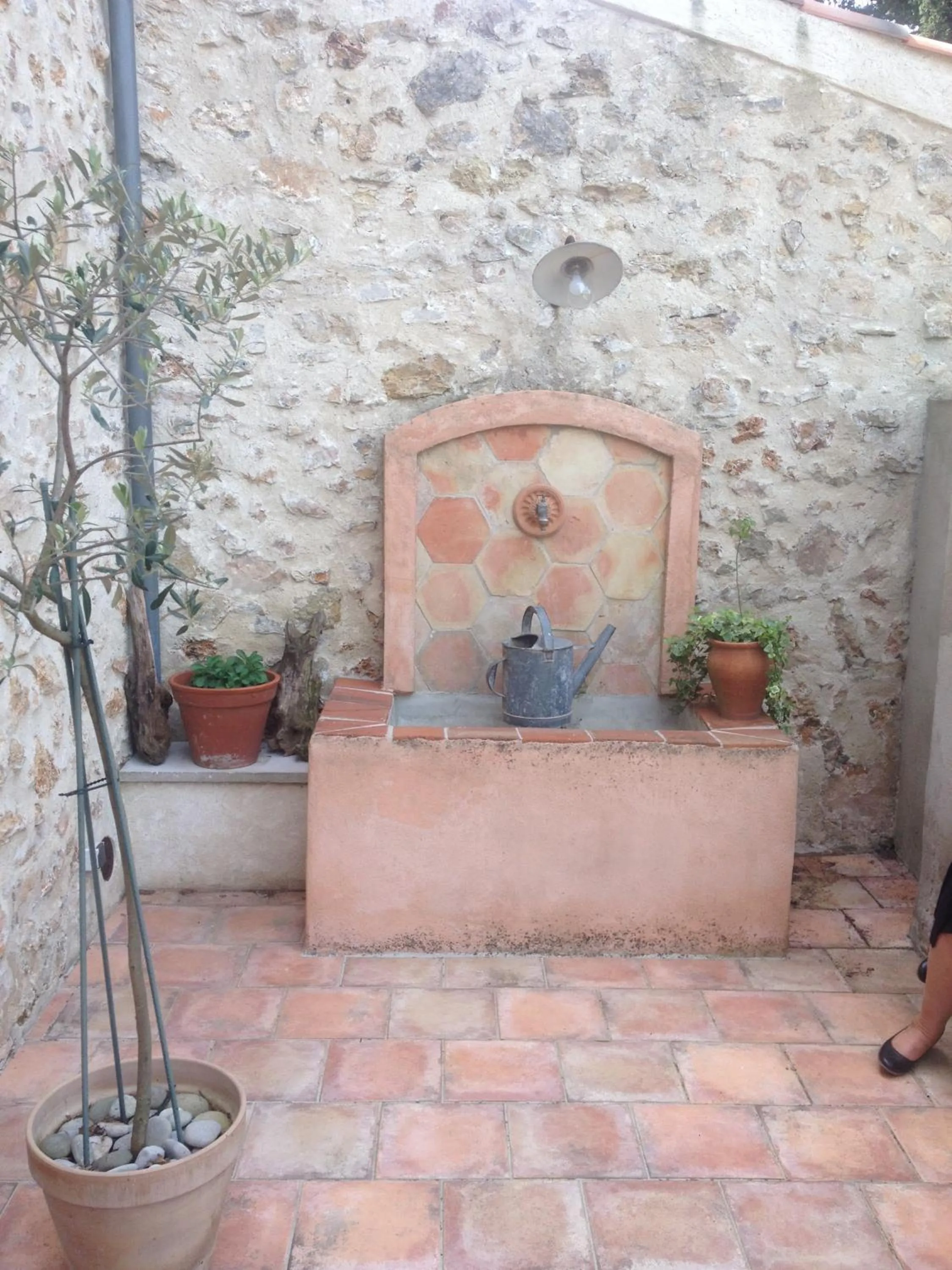 Decorative detail in L'Abri du Poète