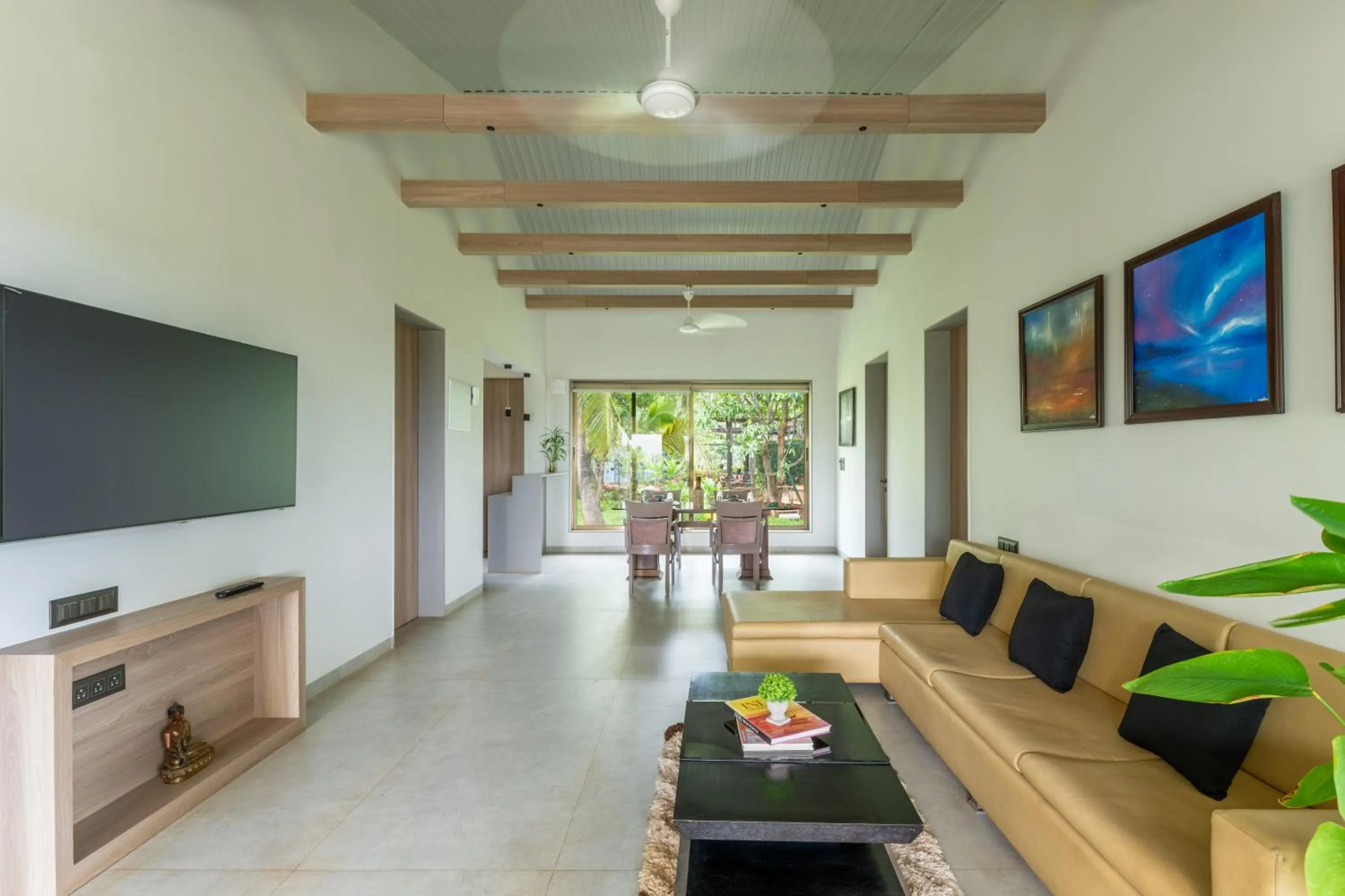 Seating area in Energise Soul Retreat By ELIVAAS, Trimbakeshwar Nashik