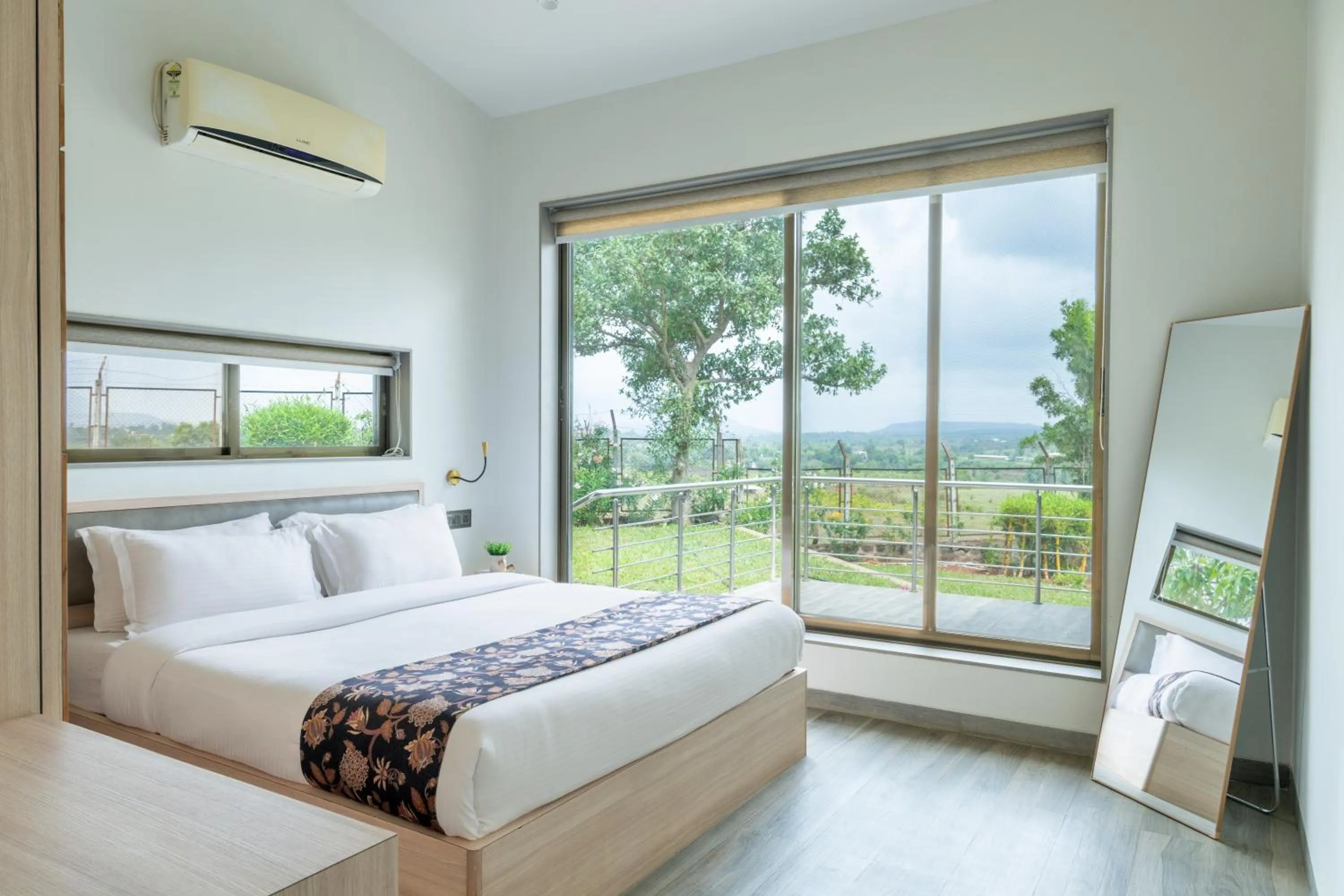 Bedroom, Bed in Energise Soul Retreat By ELIVAAS, Trimbakeshwar Nashik