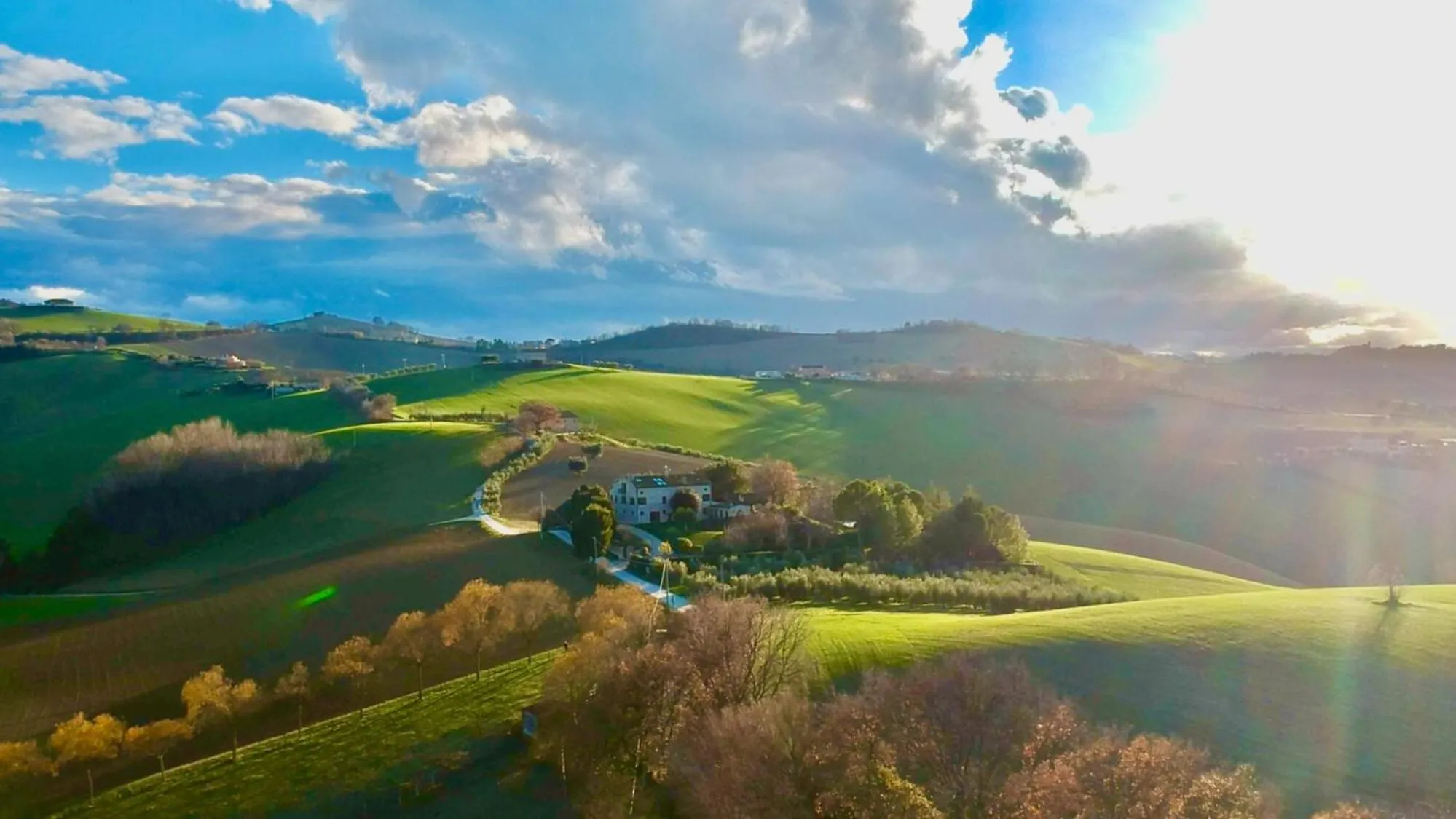 Natural landscape in Monterosato Country House