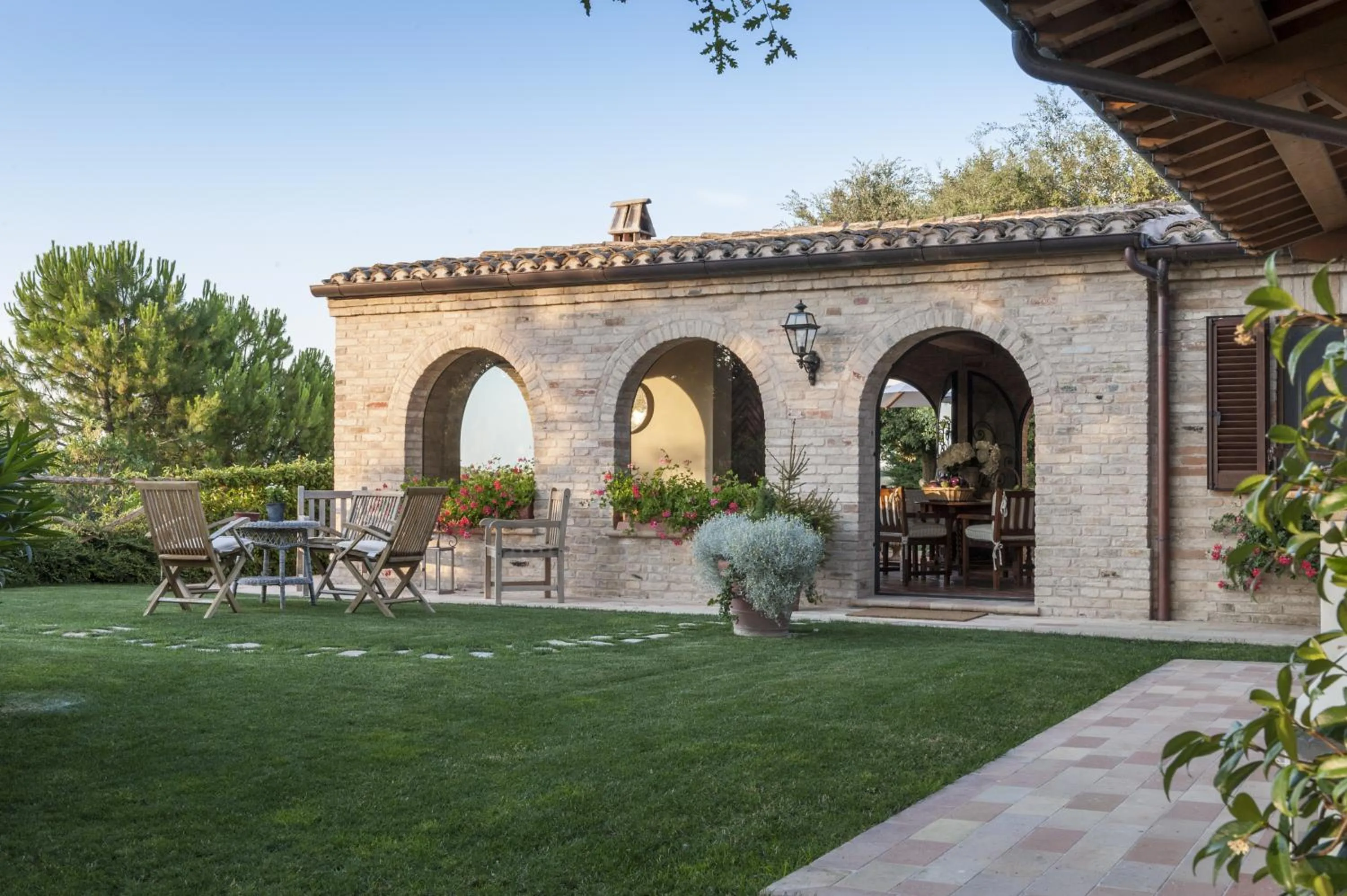 Patio in Monterosato Country House