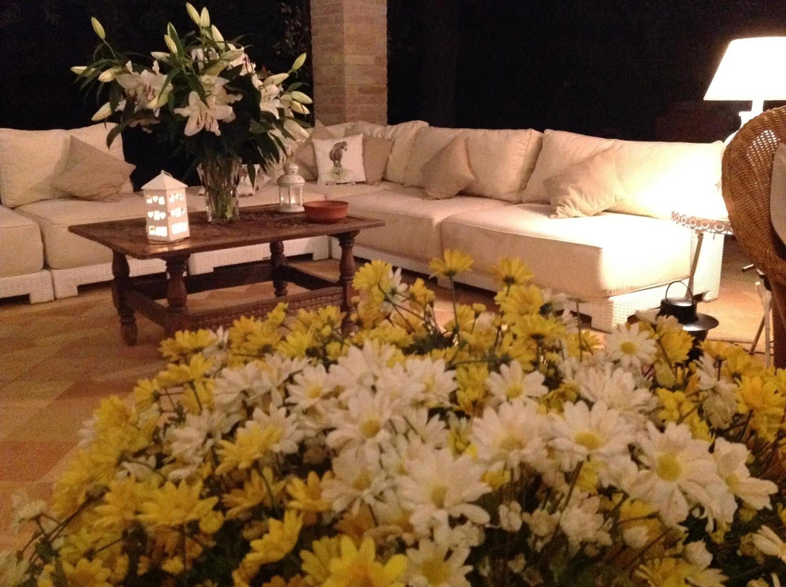 Patio in Monterosato Country House