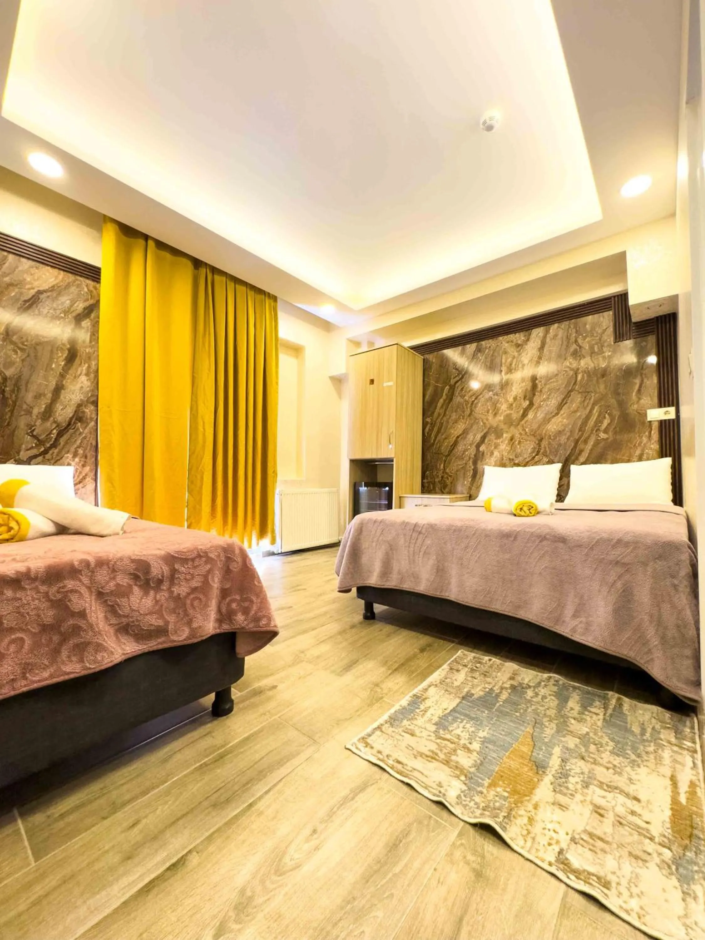 Bed in Öz Dünya Hotel