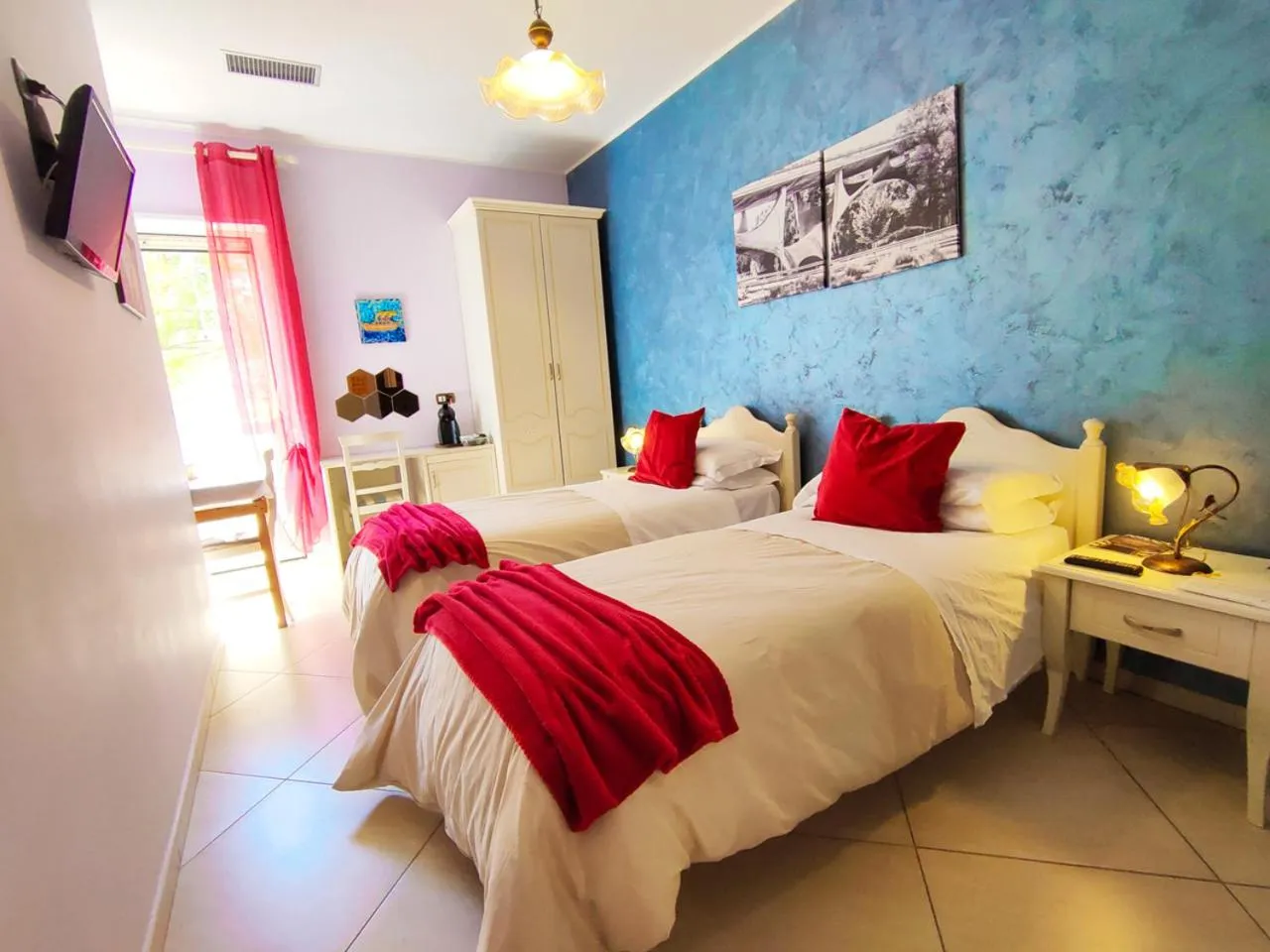 Bedroom, Bed in B&B Arcobaleno