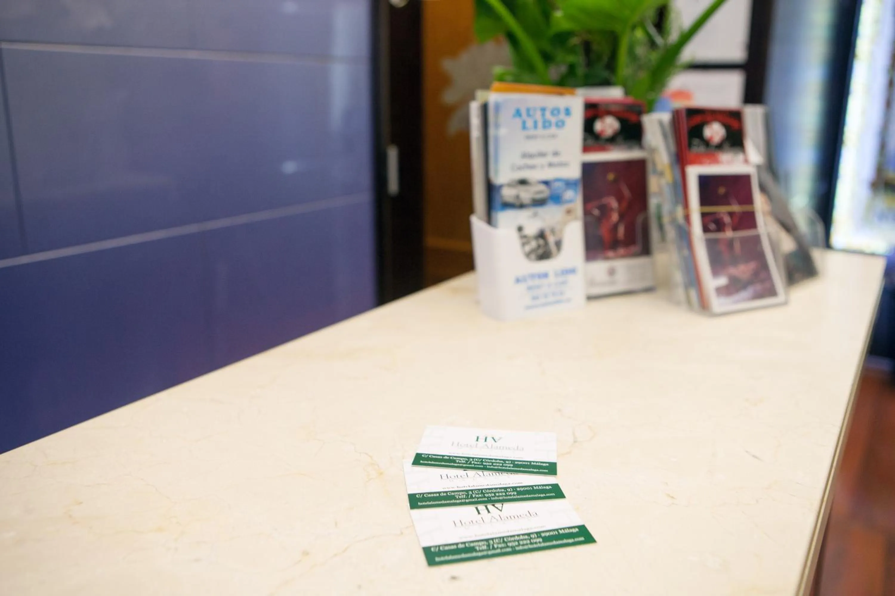 Lobby or reception in Hotel Alameda Málaga