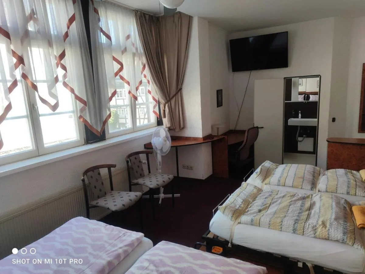 Bedroom, Bed in Hotel Corveyer Hof