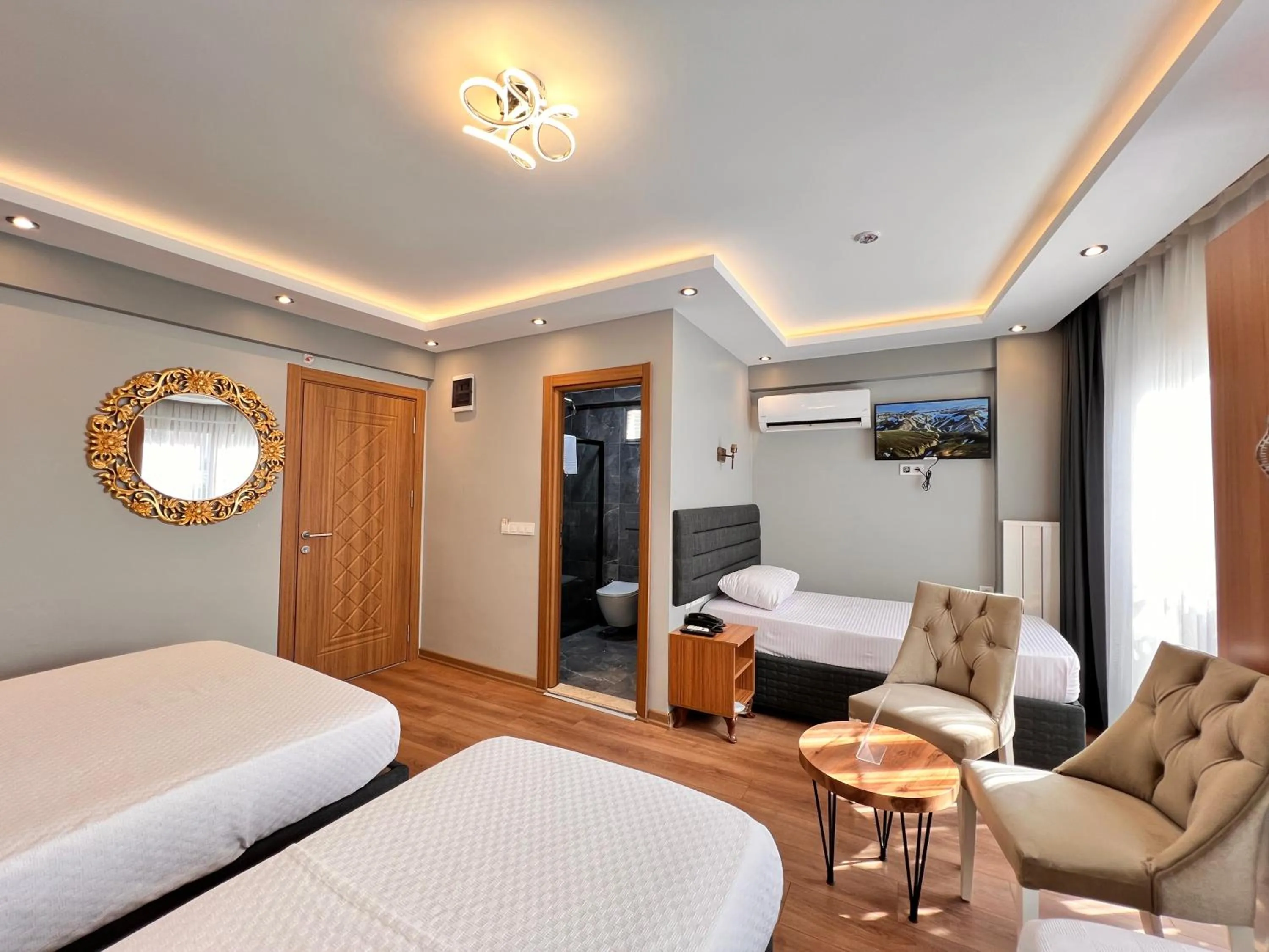 Bed in Mamma Marya Hotel