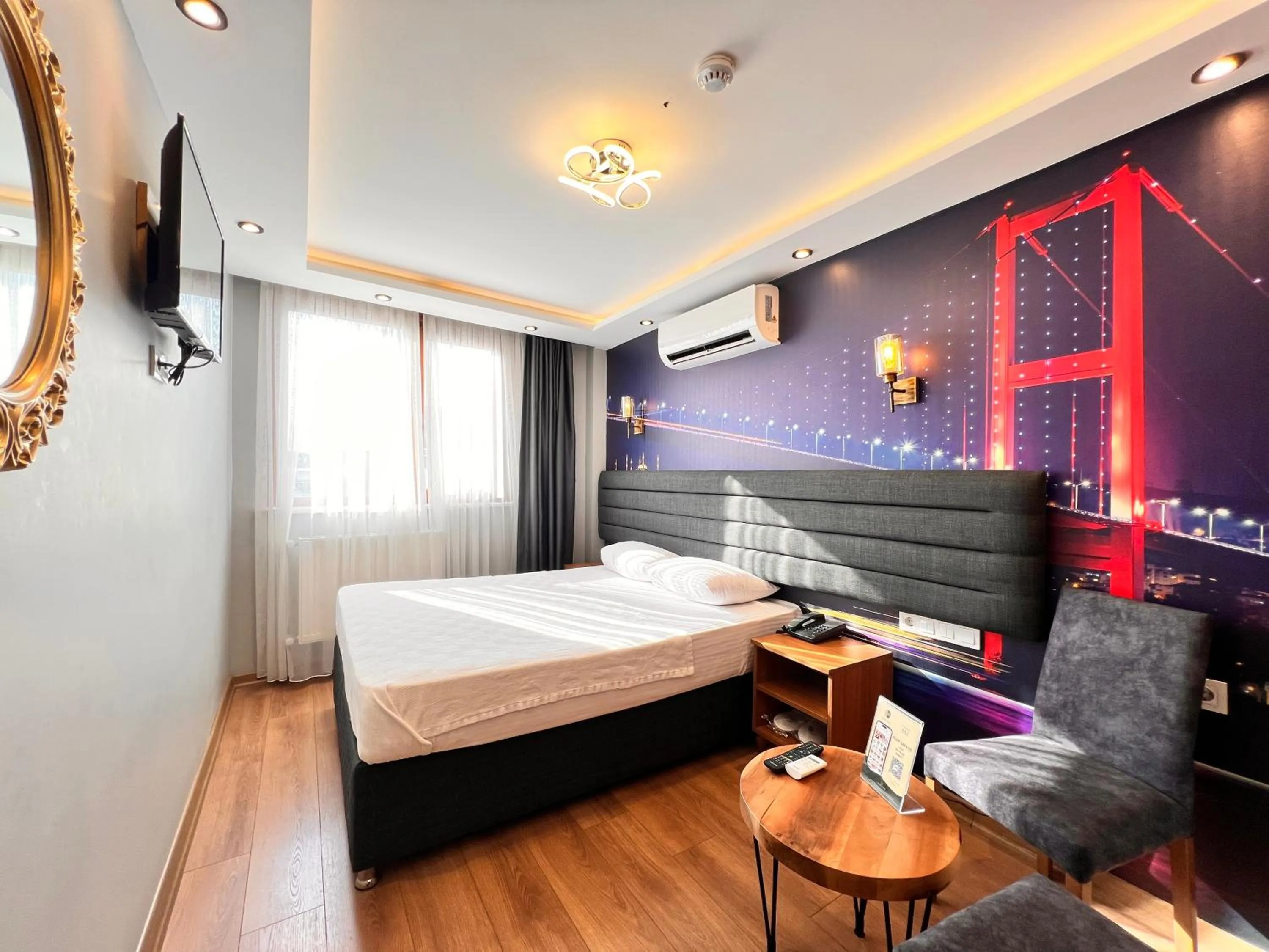 Bed in Mamma Marya Hotel