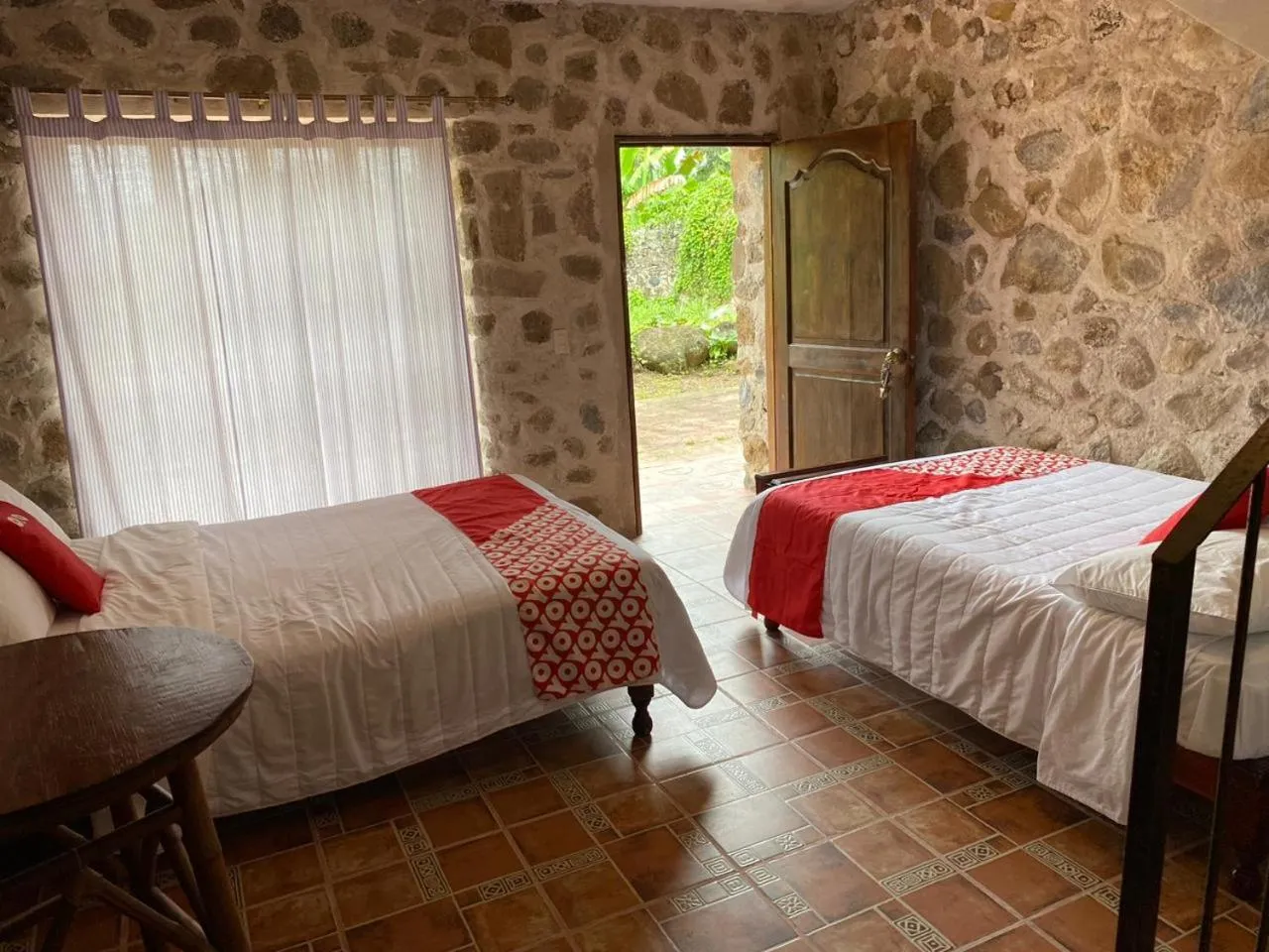Bed in Rancho Hotel El Carmen