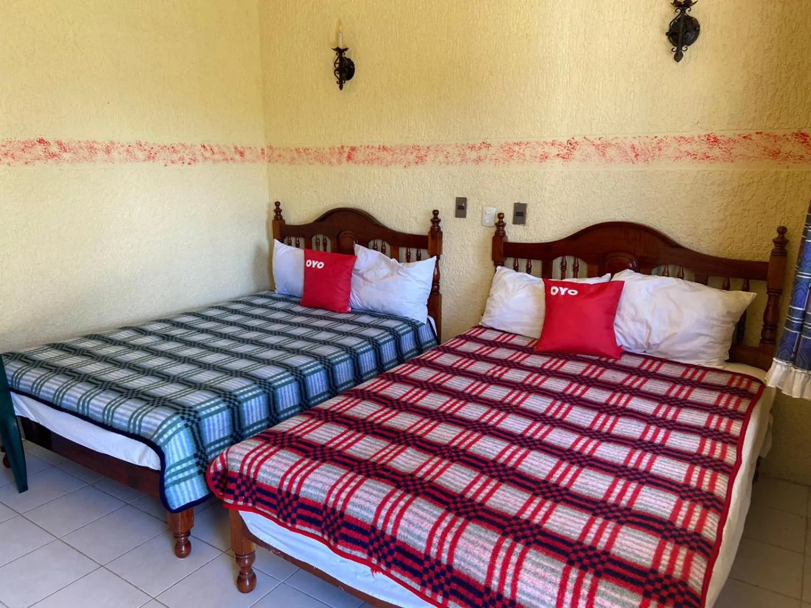 Bed in Rancho Hotel El Carmen