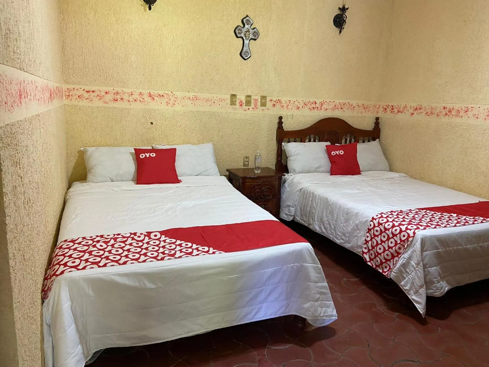 Bed in Rancho Hotel El Carmen