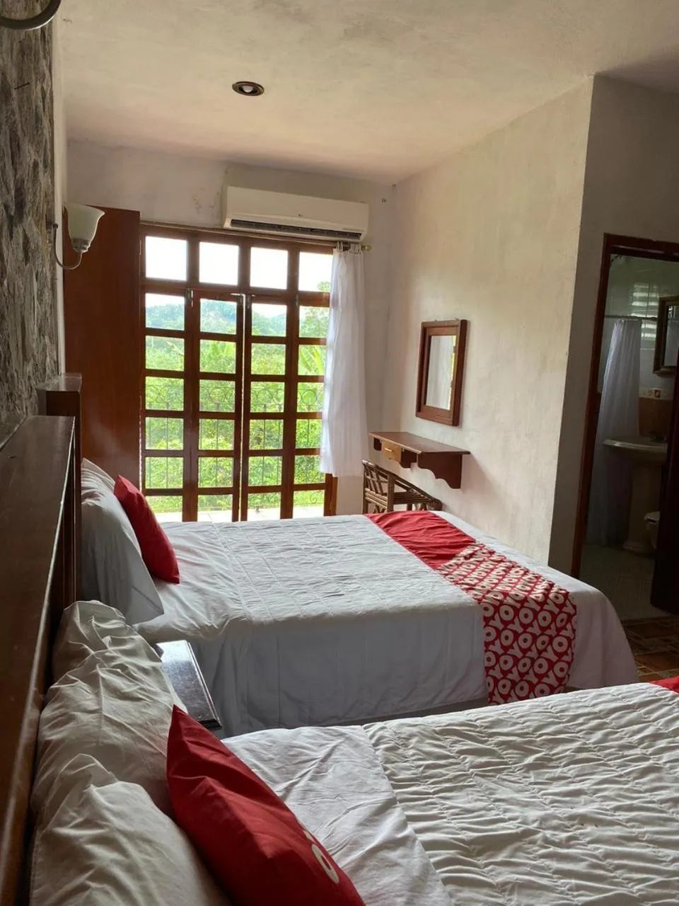 Bed in Rancho Hotel El Carmen