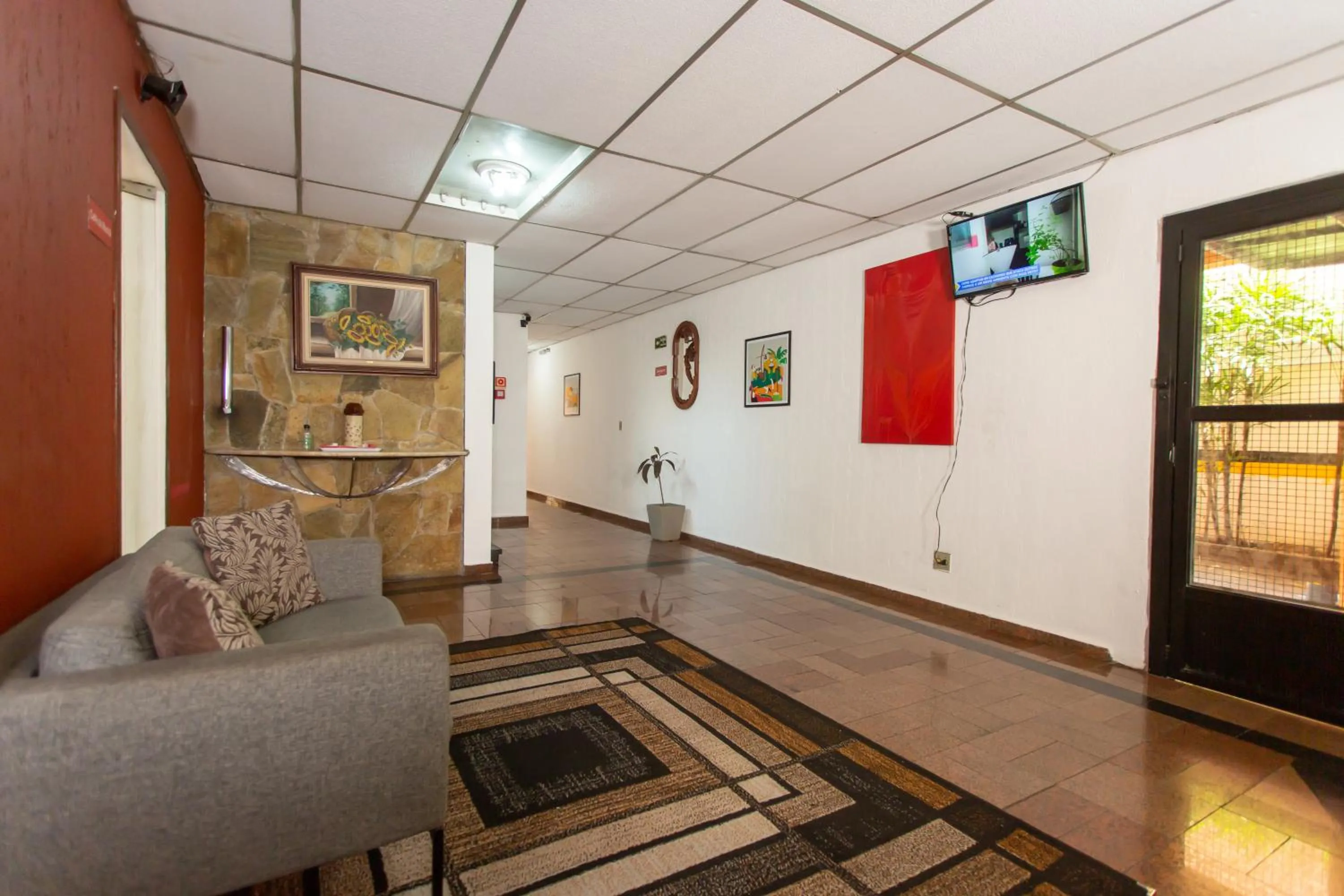 Lobby or reception in Hotel Cambará