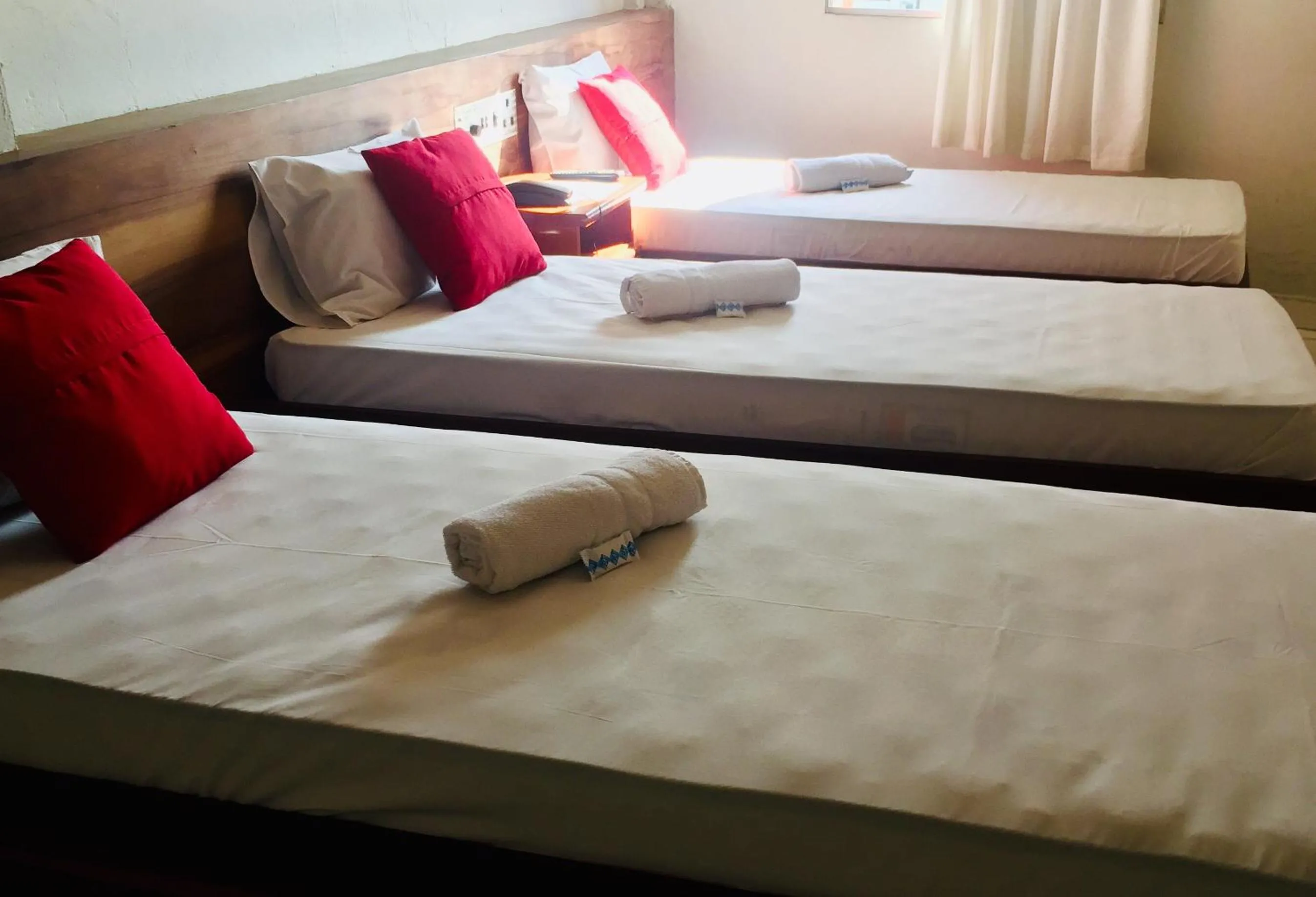 Bed in Hotel Cambará