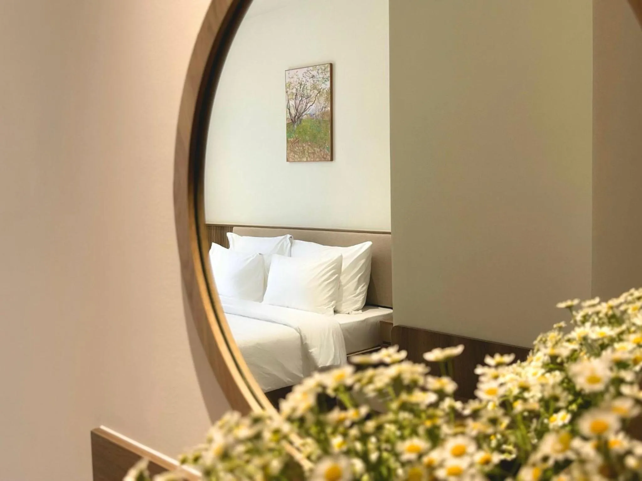 Decorative detail, Bed in Túi Ba Gang Central Hotel