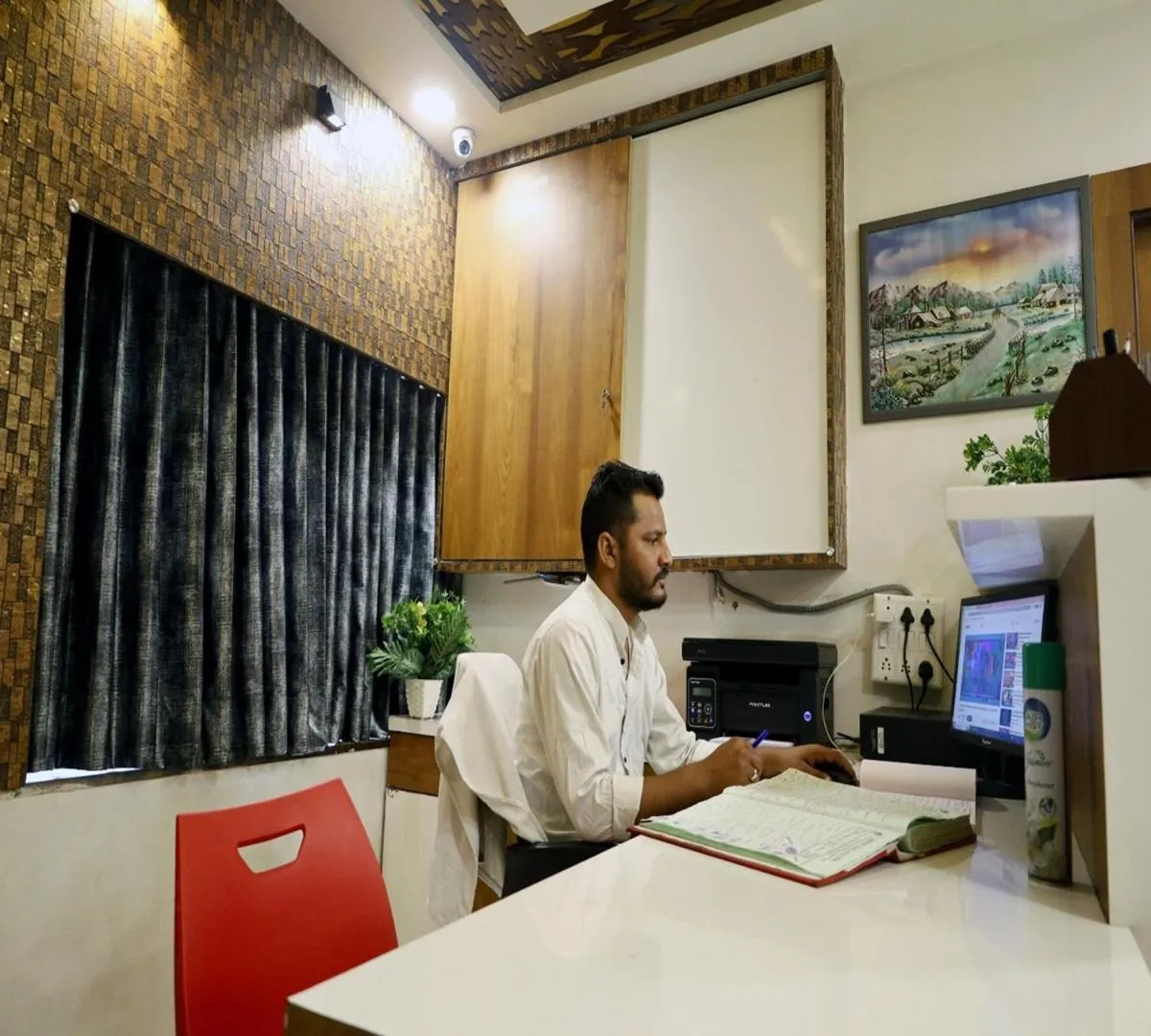 Lobby or reception in Galaxy Inn Hotel