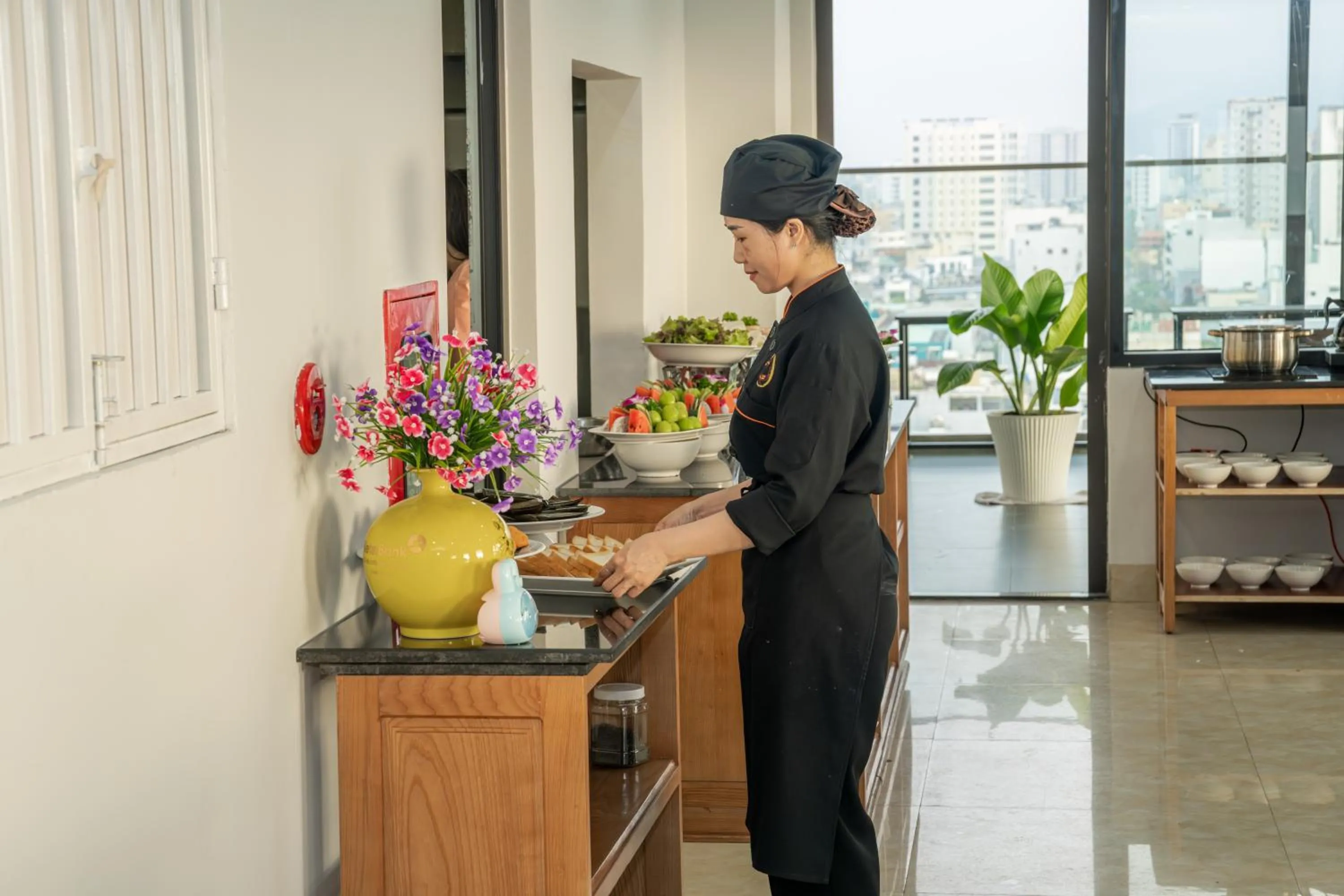 Staff in Toan Thang Beach Hotel - 100m to the beach