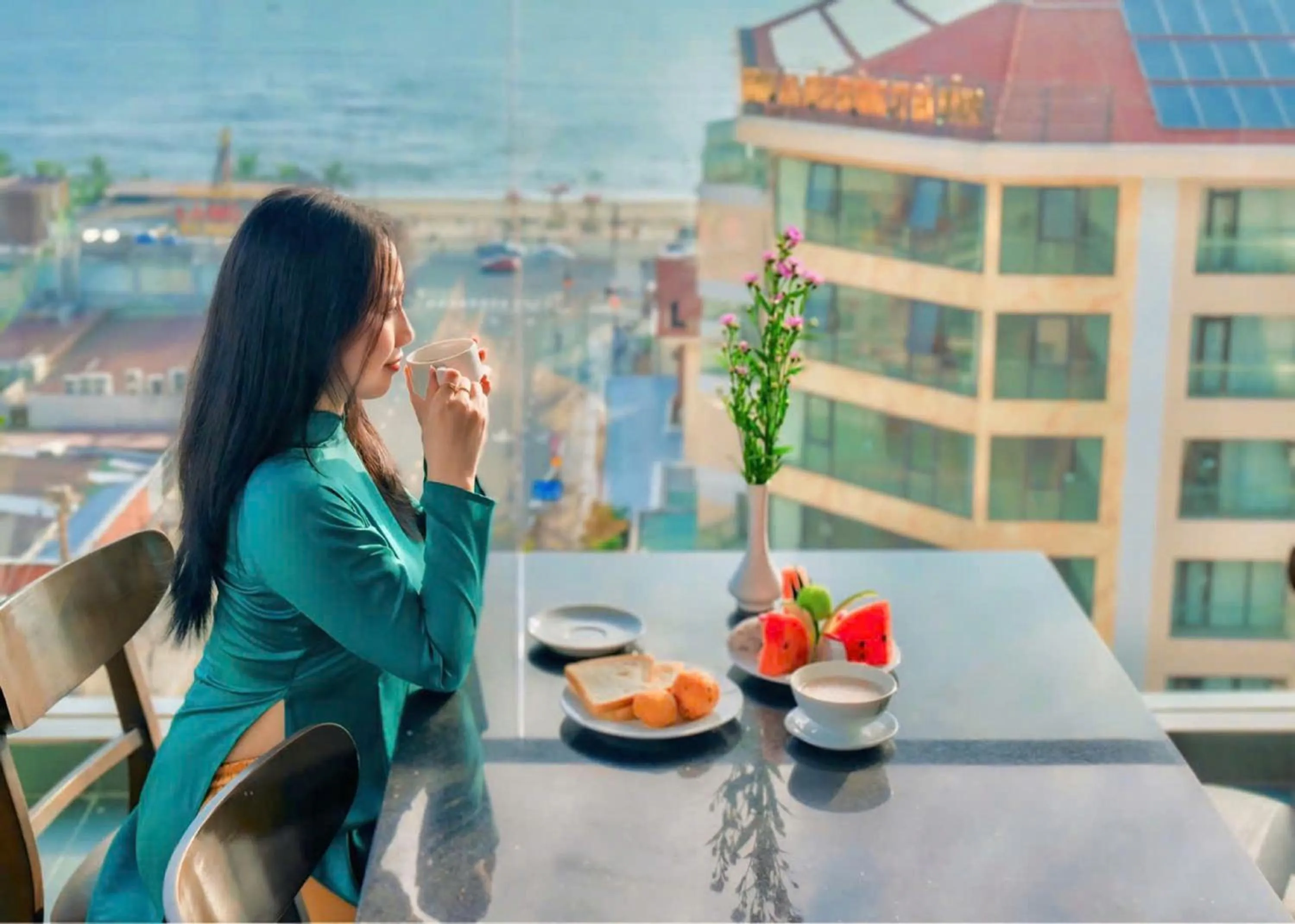 View (from property/room) in Toan Thang Beach Hotel - 100m to the beach