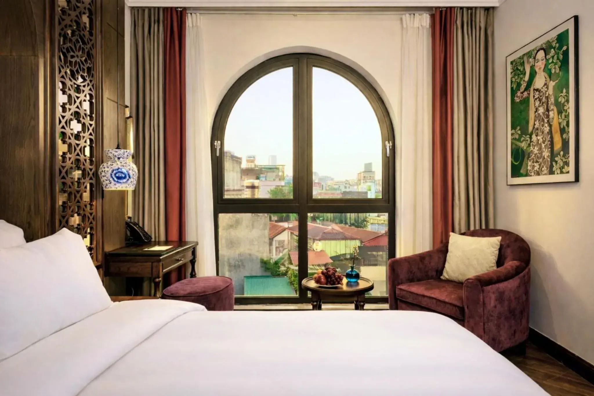 View (from property/room), Bed in Eli Rina Hotel View (from property/room), Bed in Eli Rina Hotel