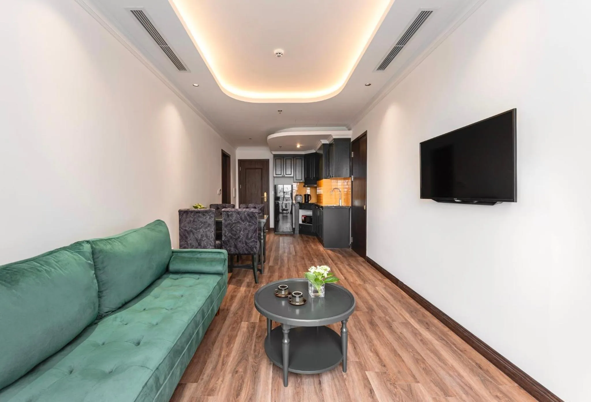 Communal lounge/ TV room in Eli Rina Hotel