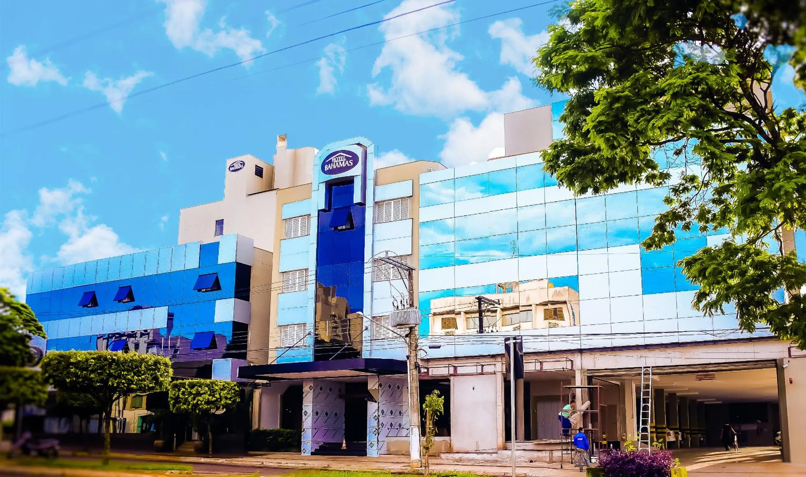 Facade/entrance in Hotel Bahamas