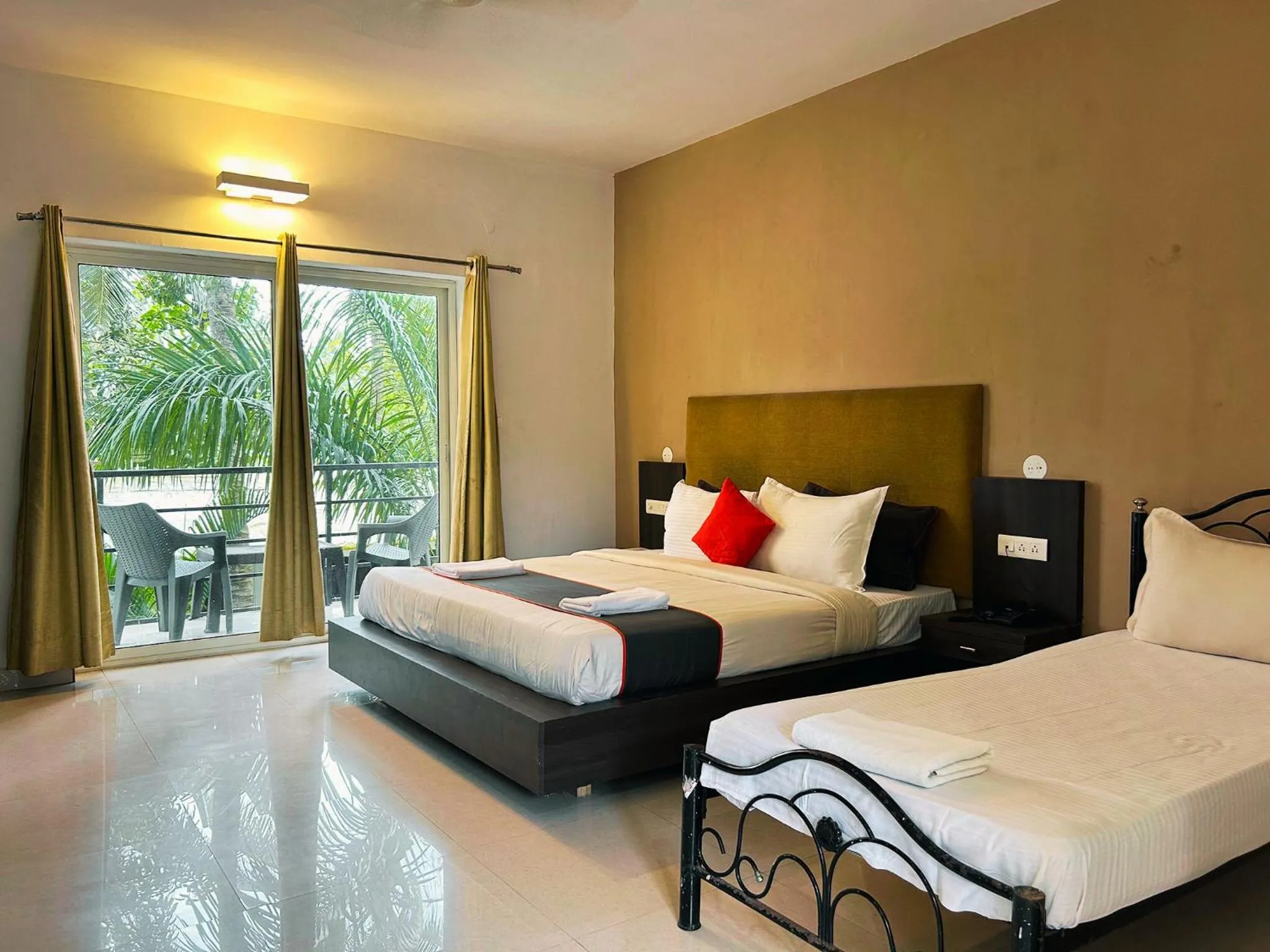 View (from property/room), Bed in Bay Breeze Resorts & Hotels