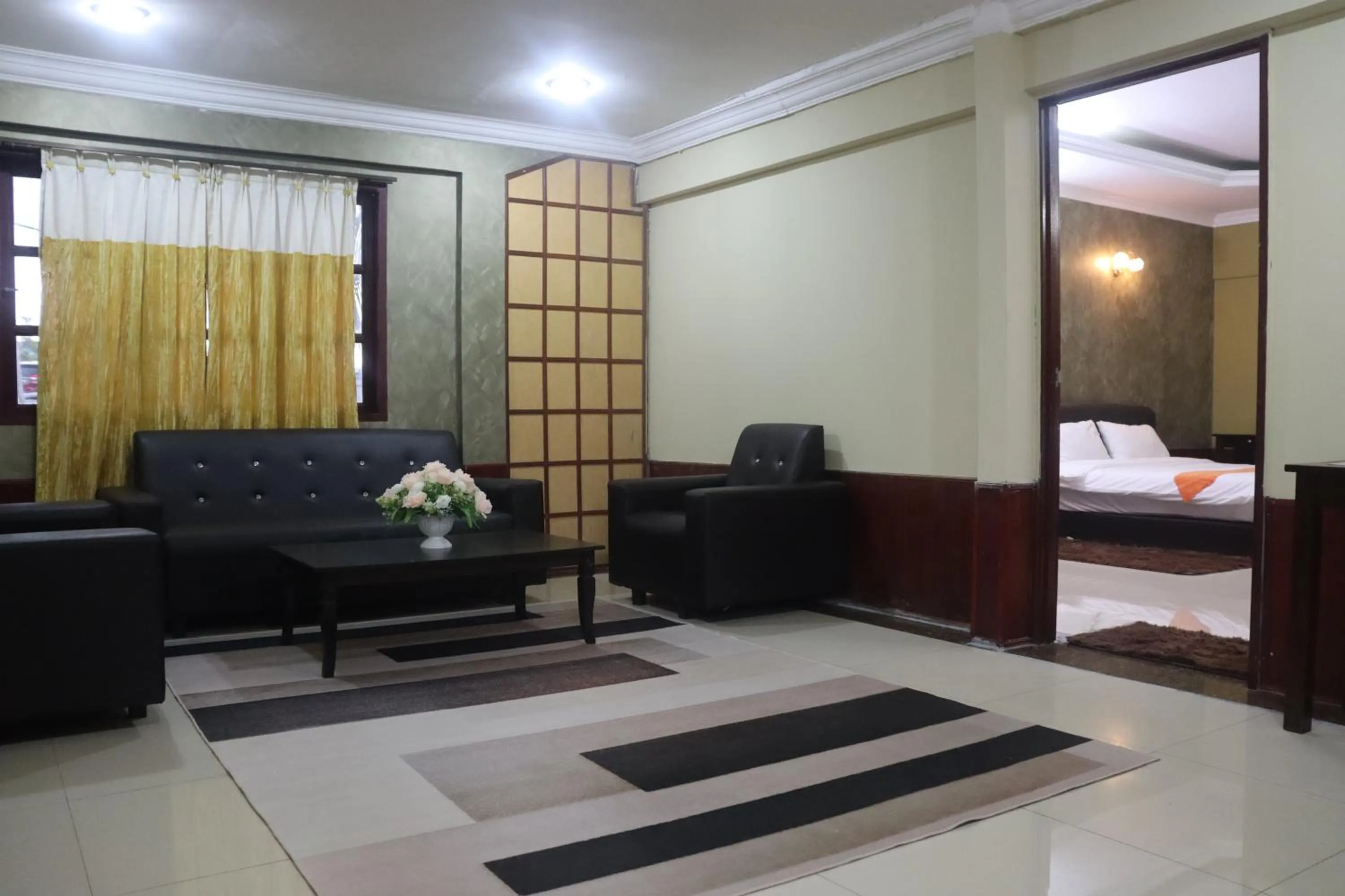 Living room, Bed in Bunga Raya Resort Parit Buntar