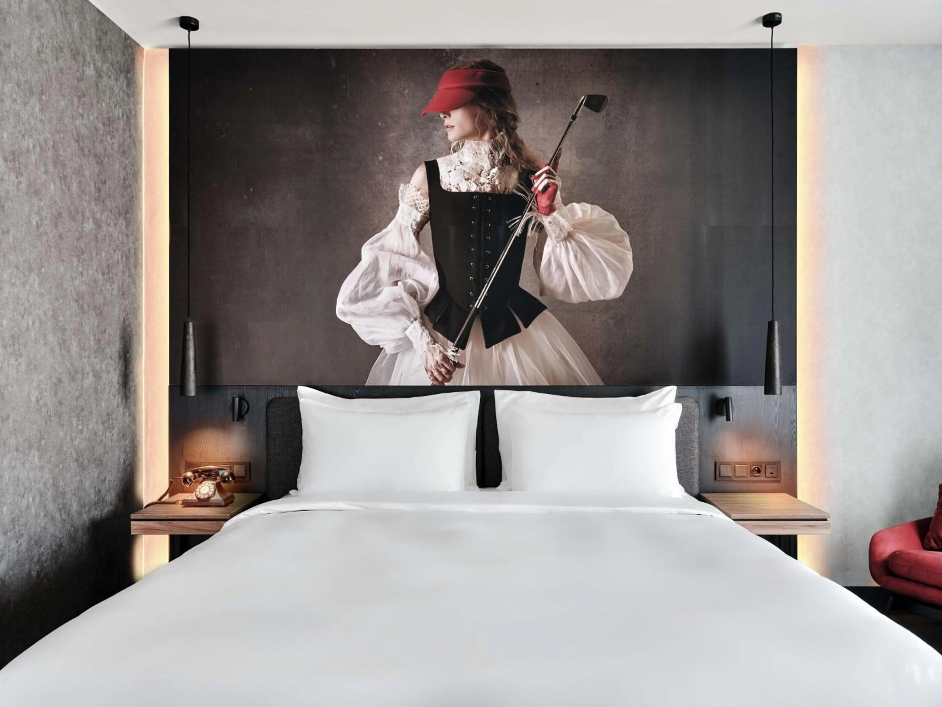 Bedroom, Bed in Radisson RED Hotel & Radisson RED Apartments, Kraków