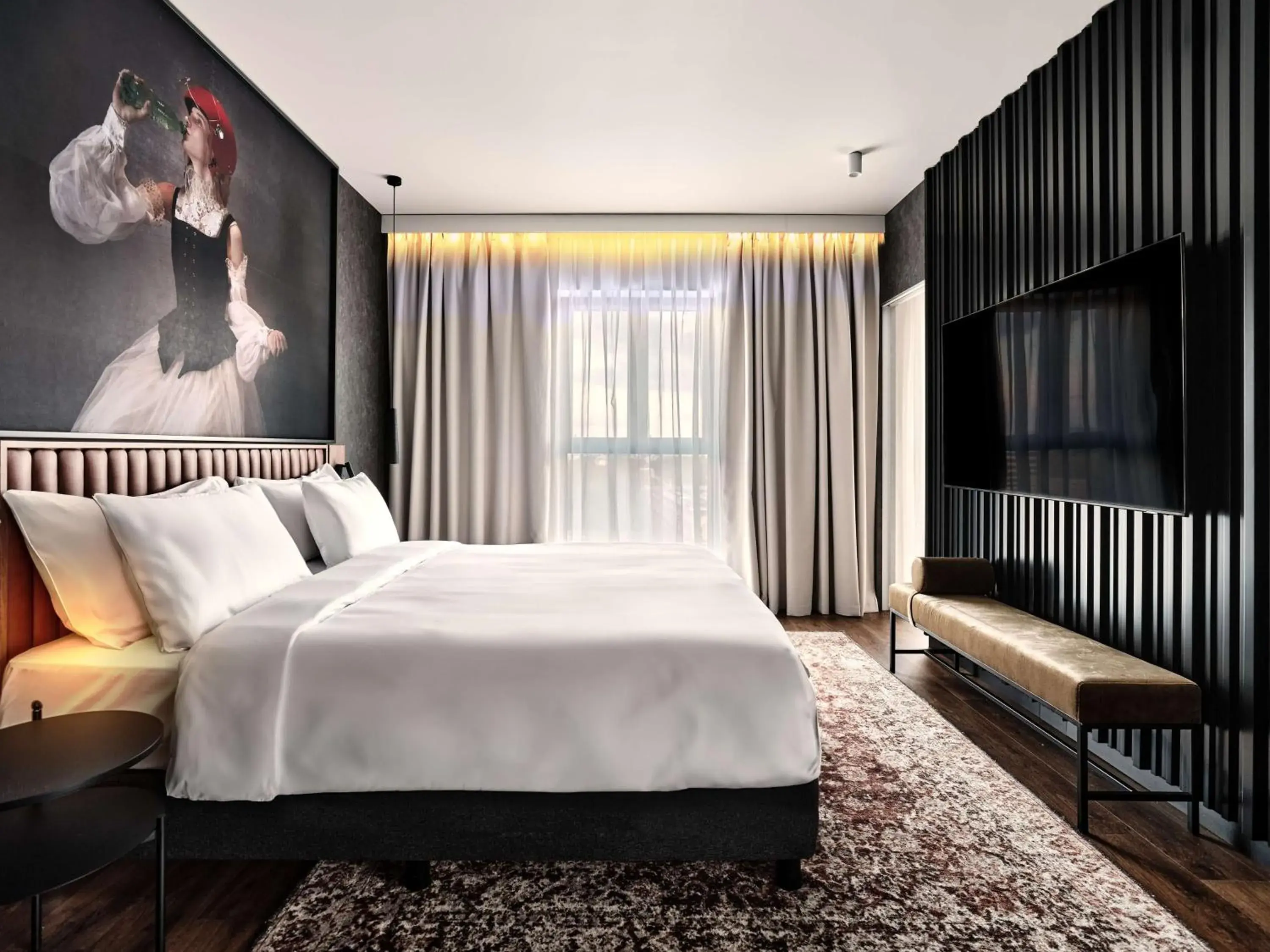 Photo of the whole room, Bed in Radisson RED Hotel & Radisson RED Apartments, Kraków Photo of the whole room, Bed in Radisson RED Hotel & Radisson RED Apartments, Kraków