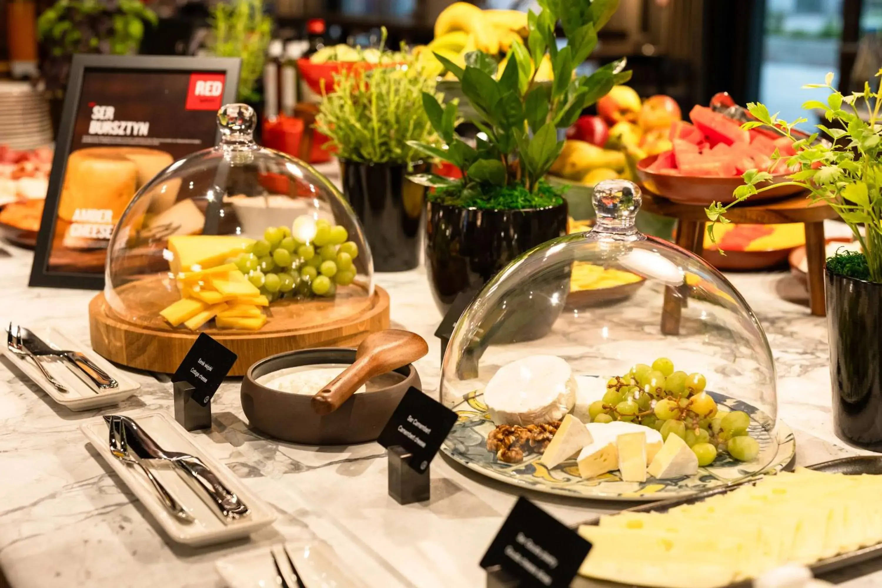 Breakfast in Radisson RED Hotel & Radisson RED Apartments, Kraków Breakfast in Radisson RED Hotel & Radisson RED Apartments, Kraków