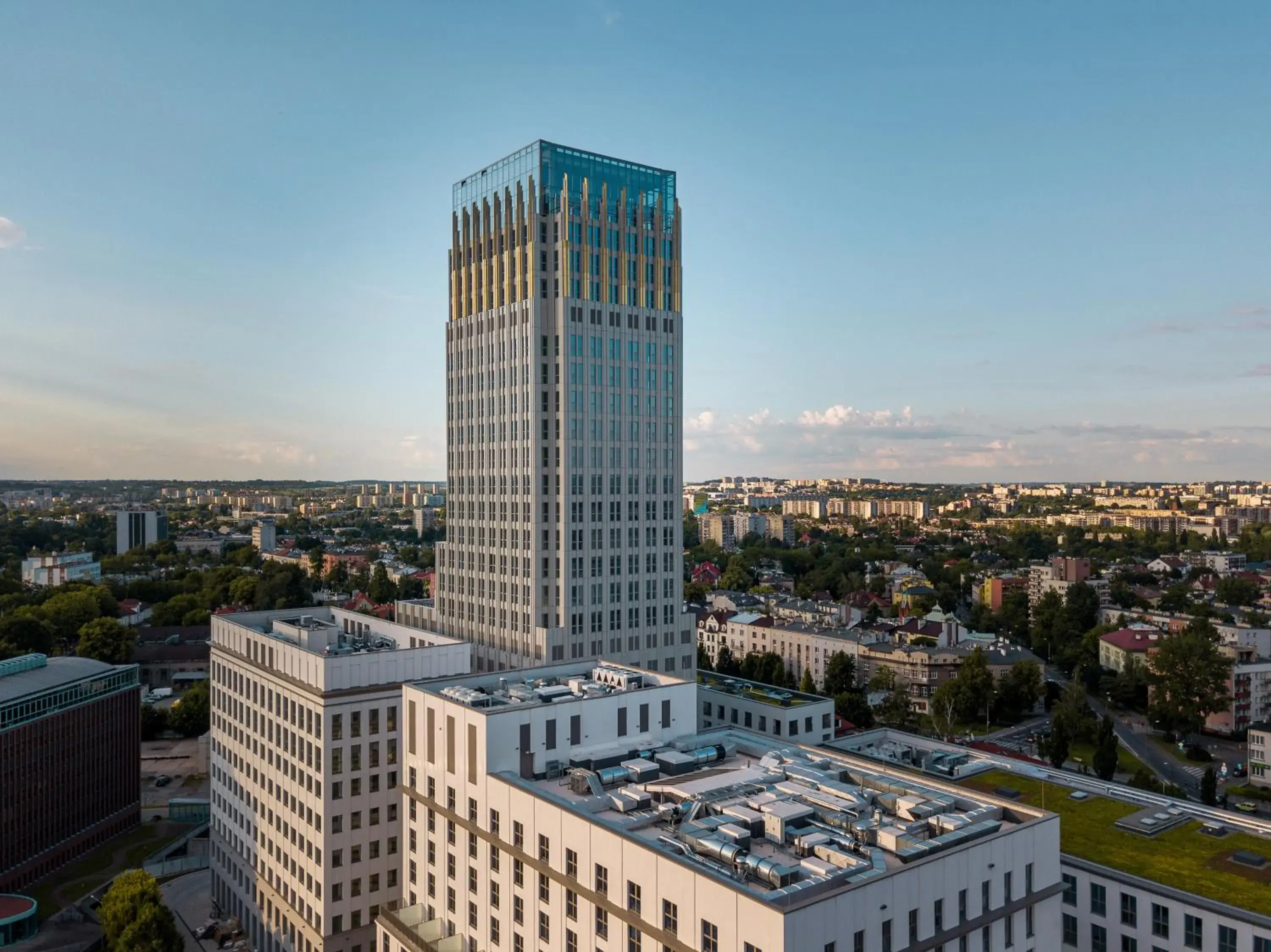 Property building in Radisson RED Hotel & Radisson RED Apartments, Kraków Property building in Radisson RED Hotel & Radisson RED Apartments, Kraków