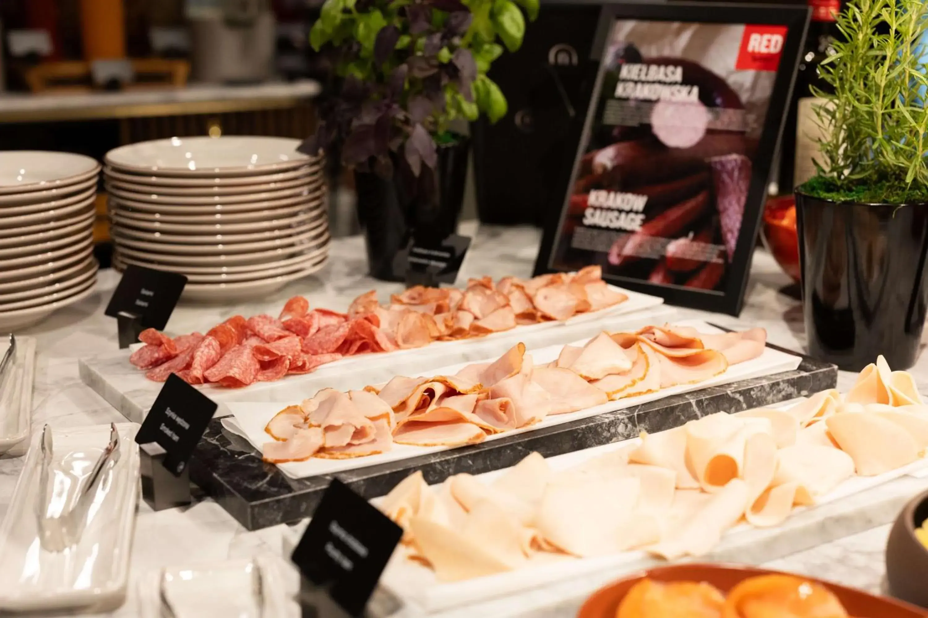 Breakfast in Radisson RED Hotel & Radisson RED Apartments, Kraków Breakfast in Radisson RED Hotel & Radisson RED Apartments, Kraków