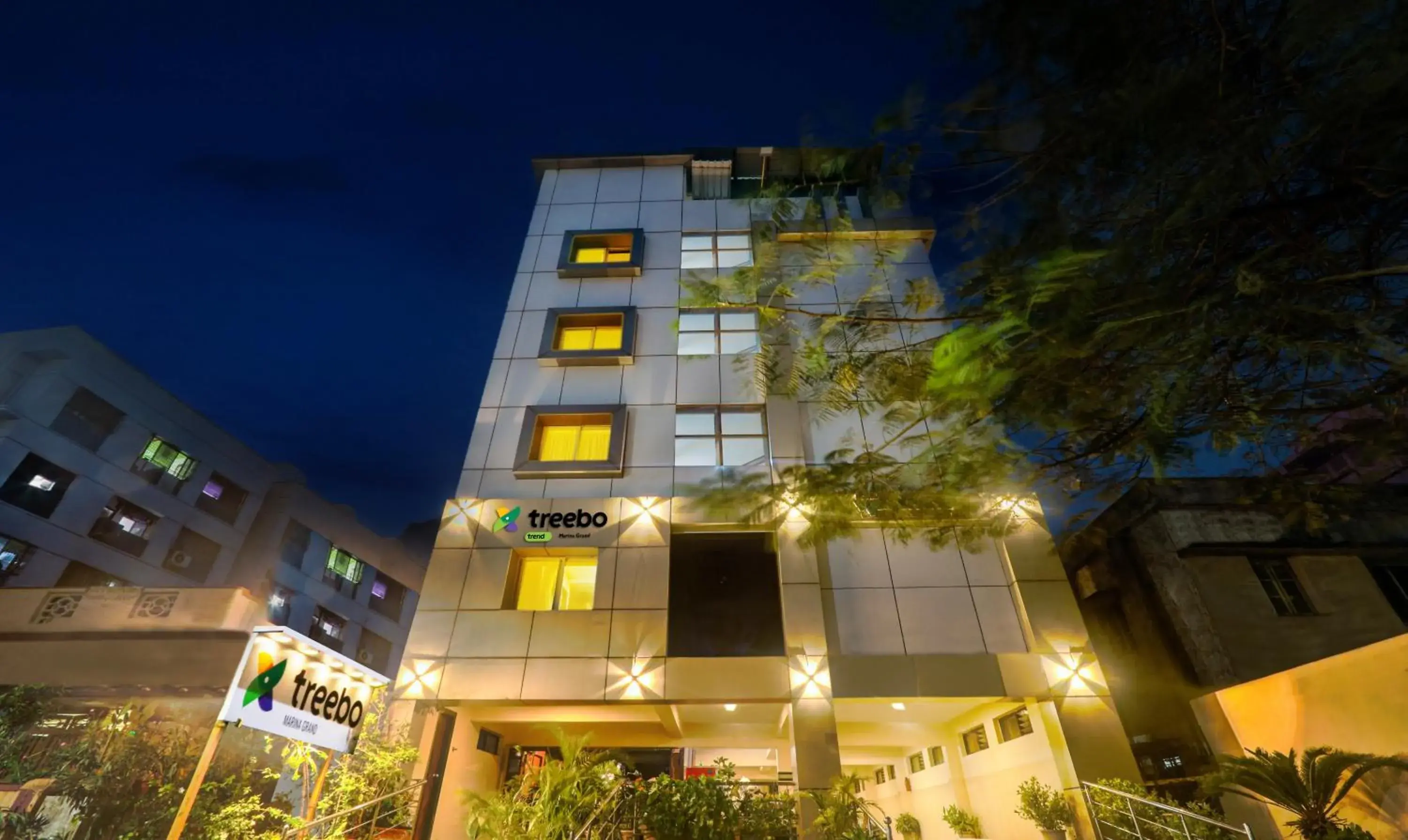 Facade/entrance in Treebo Marina Grand, Railway station Facade/entrance in Treebo Marina Grand, Railway station