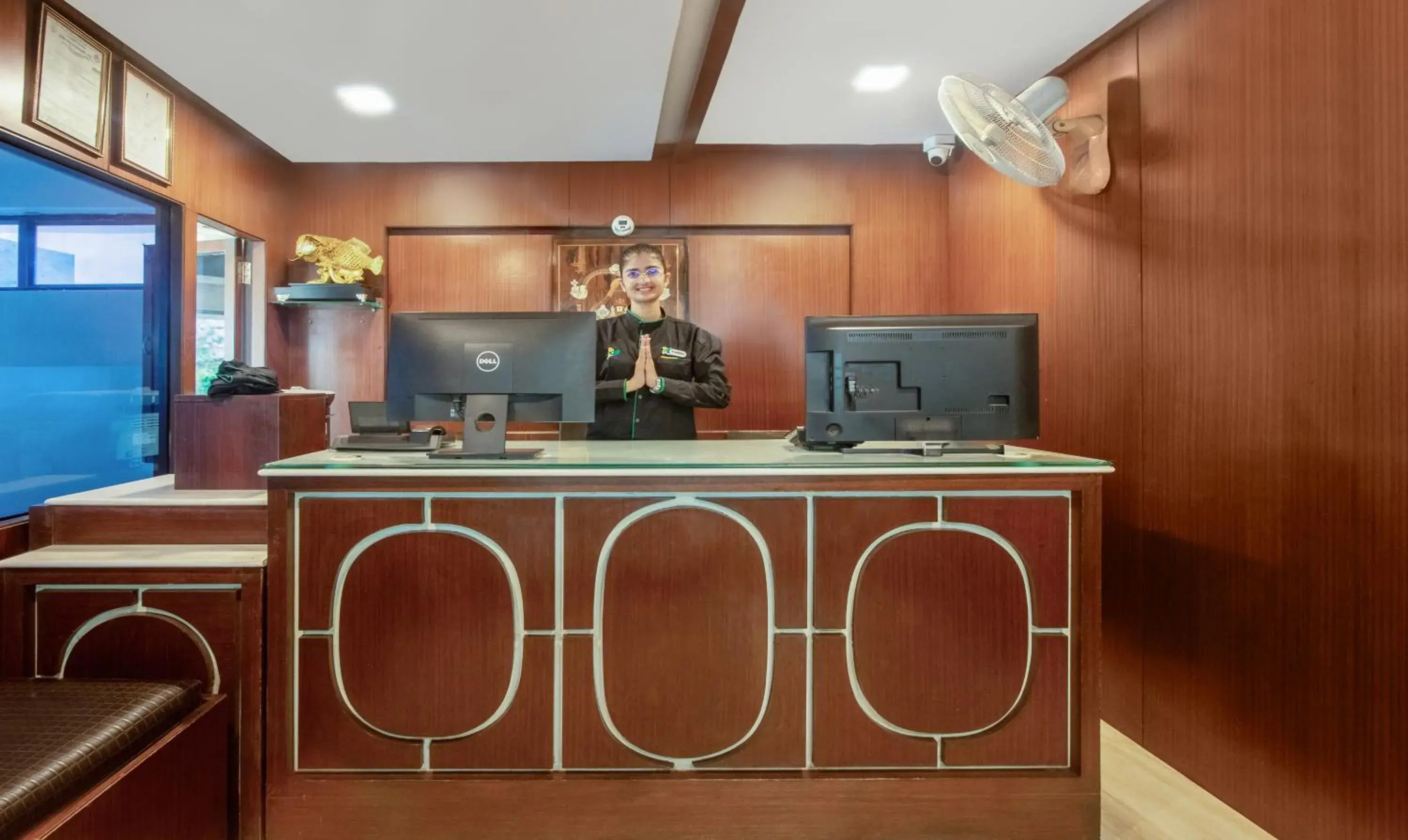 Lobby or reception in Treebo Marina Grand, Railway station Lobby or reception in Treebo Marina Grand, Railway station