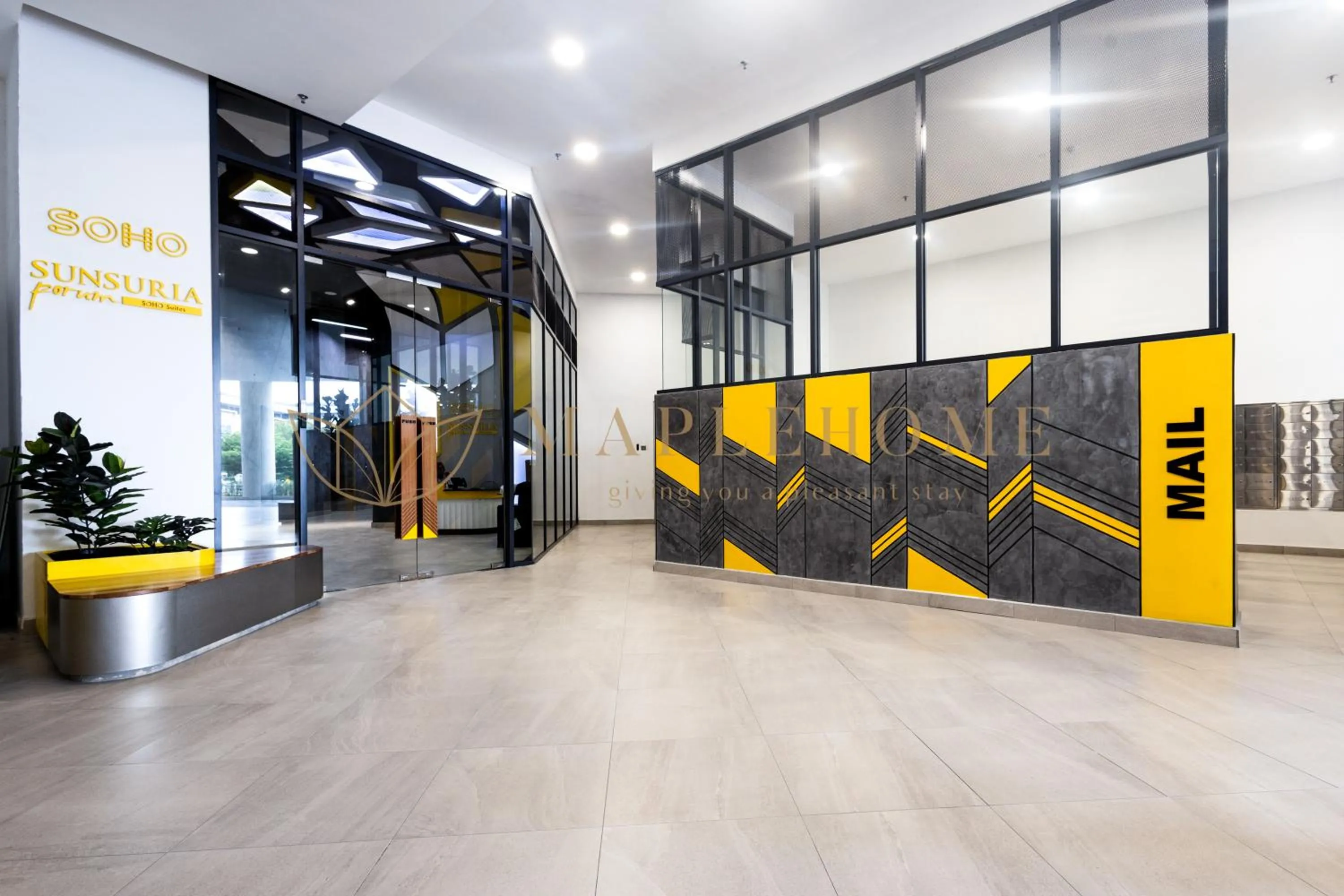 Facade/entrance in Sunsuria Forum Premier Suites Setia Alam