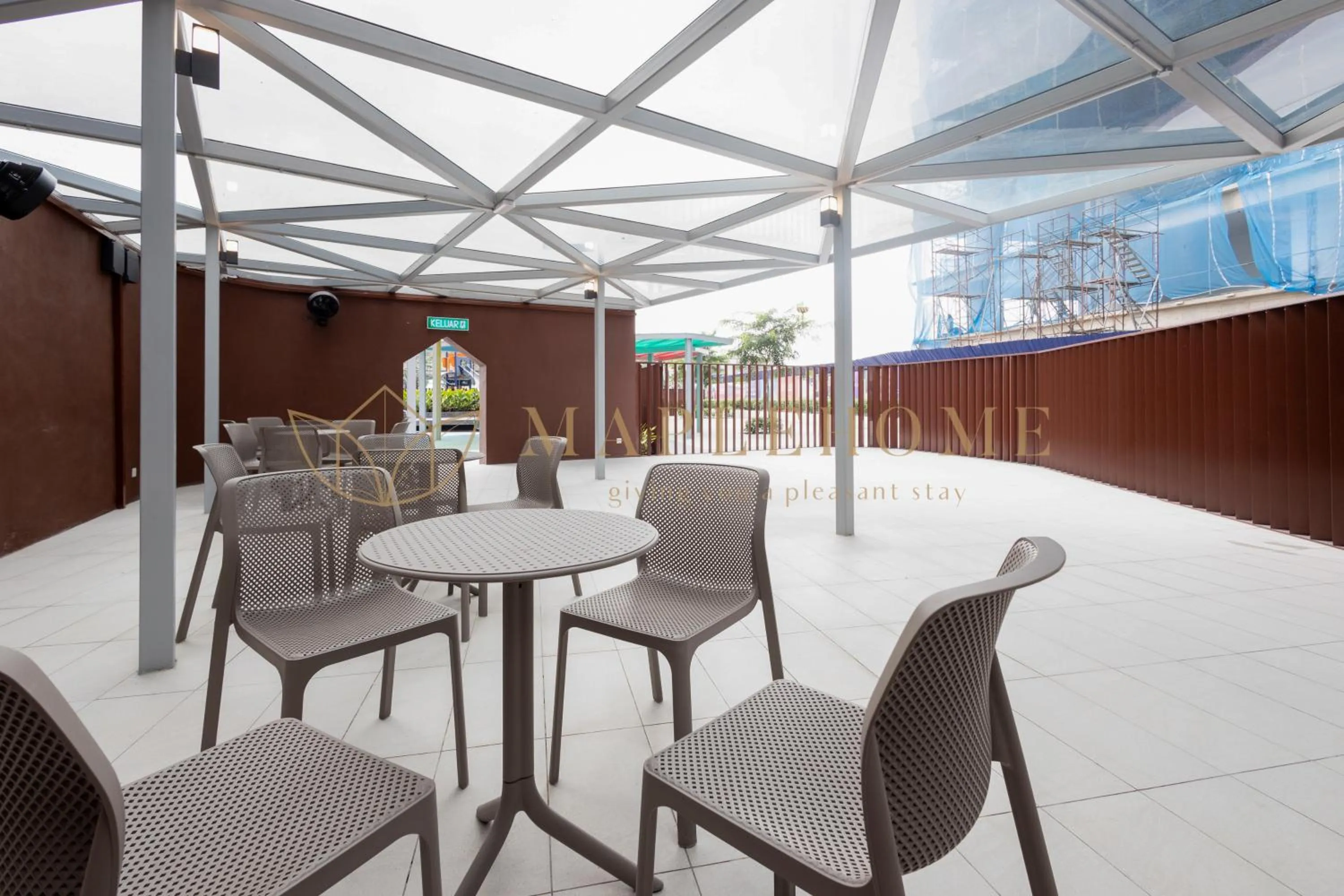 Seating area in Sunsuria Forum Premier Suites Setia Alam