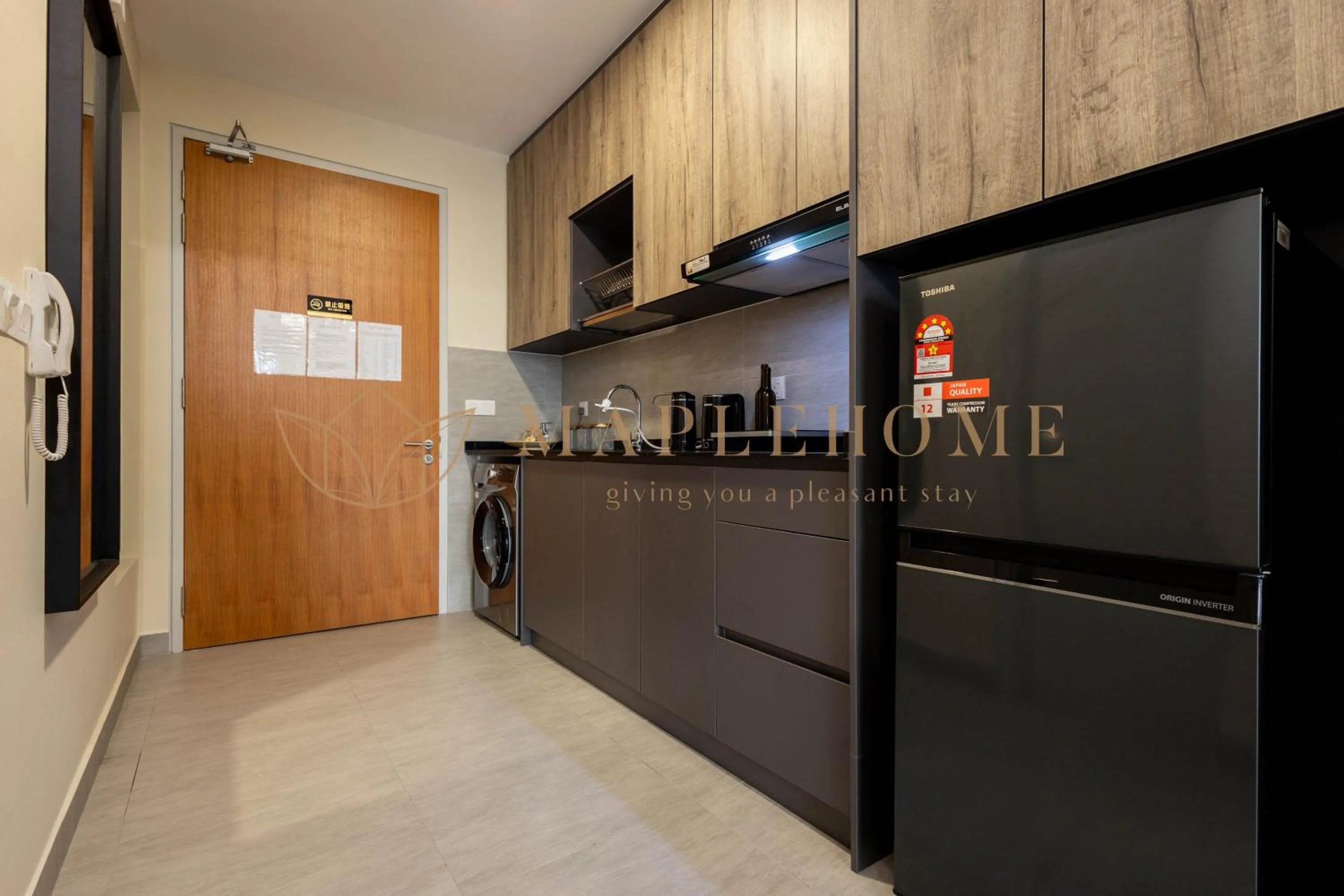 Kitchen or kitchenette in Sunsuria Forum Premier Suites Setia Alam