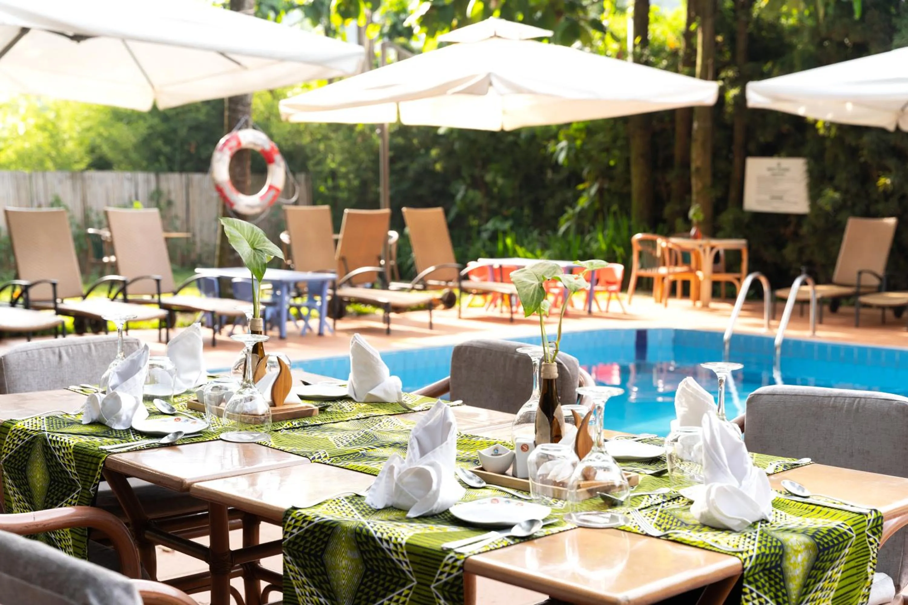 Patio in Forest Cottages