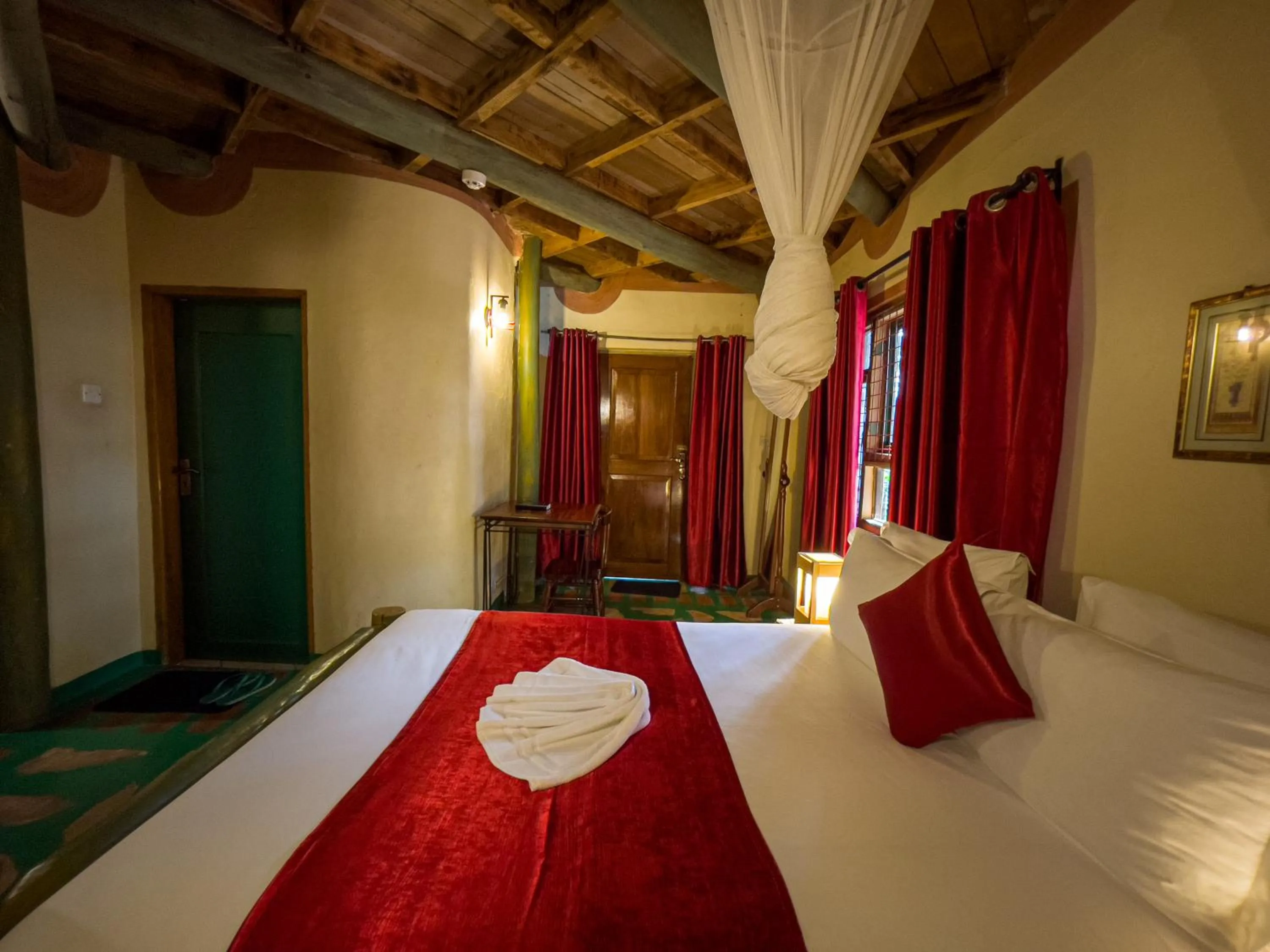 Bed in Forest Cottages