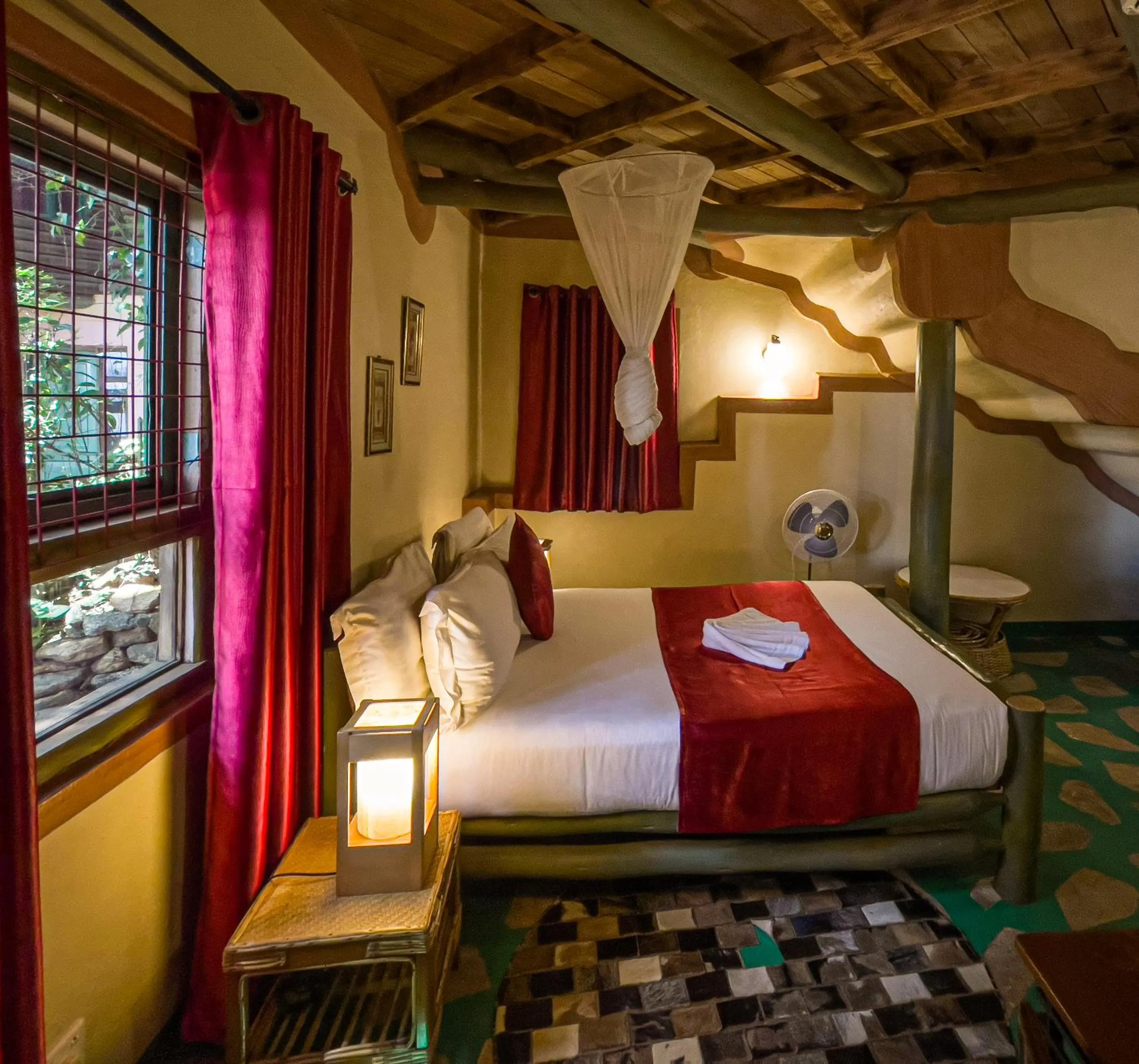 Bed in Forest Cottages