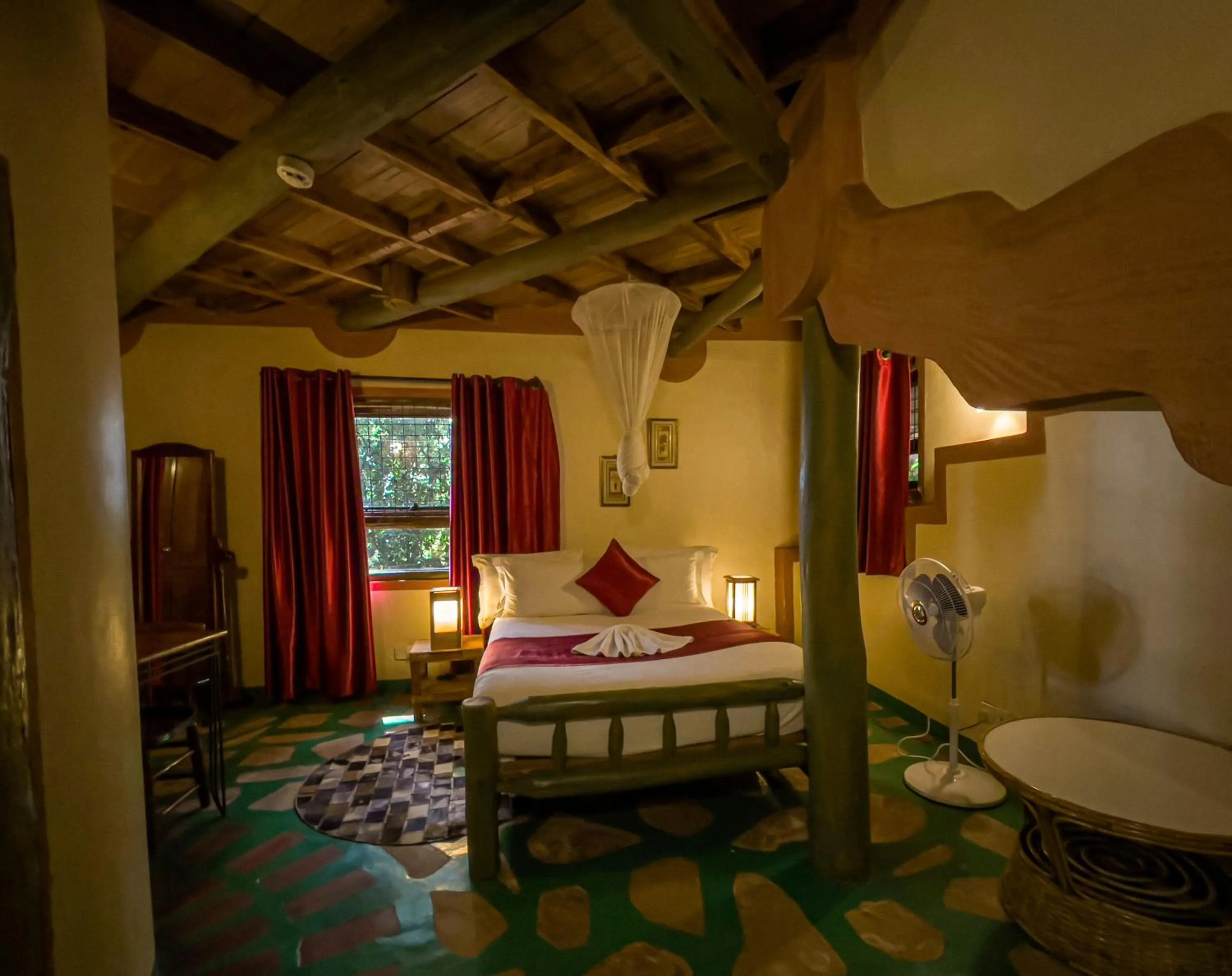 Bed in Forest Cottages