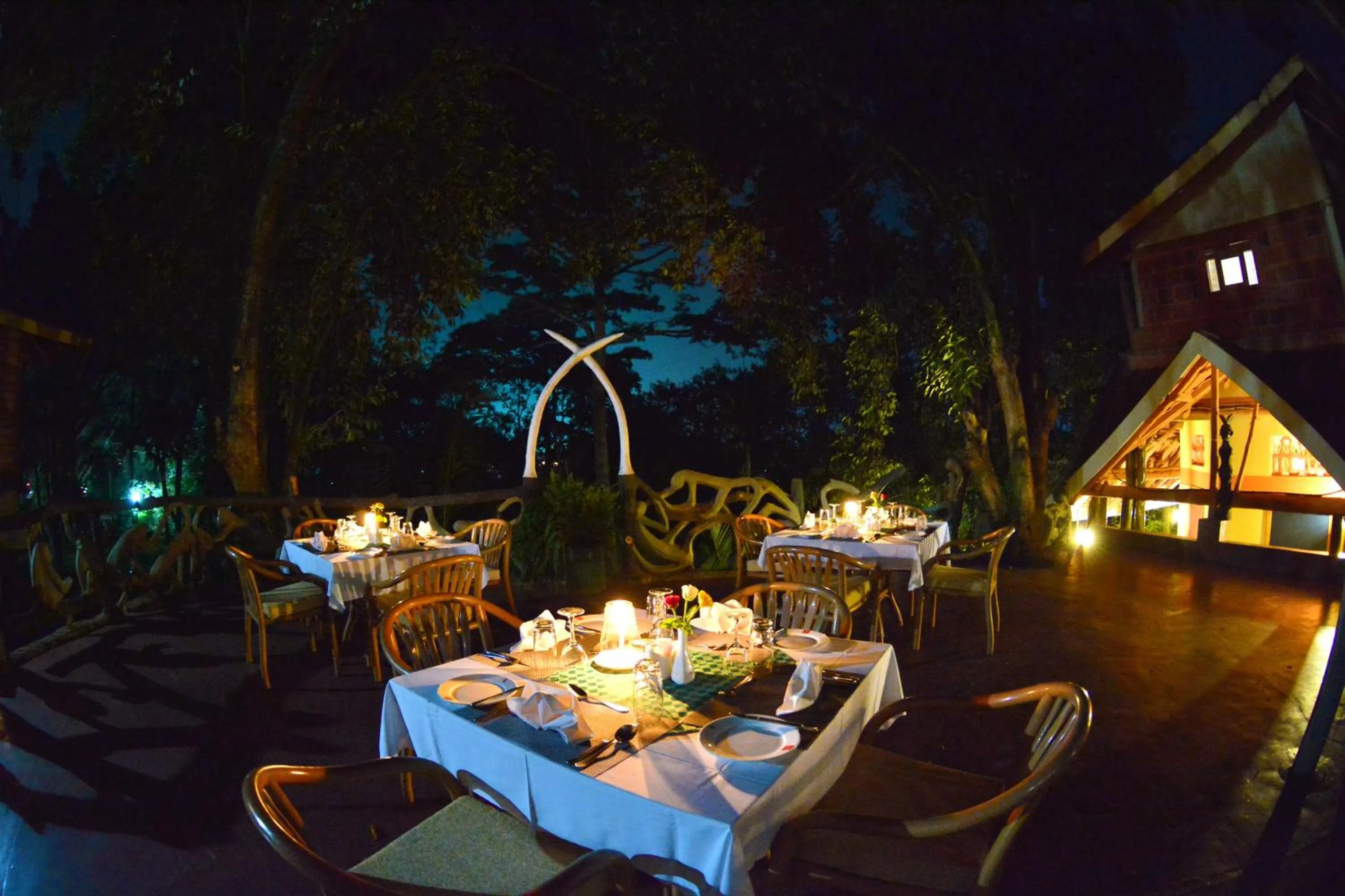 Patio in Forest Cottages