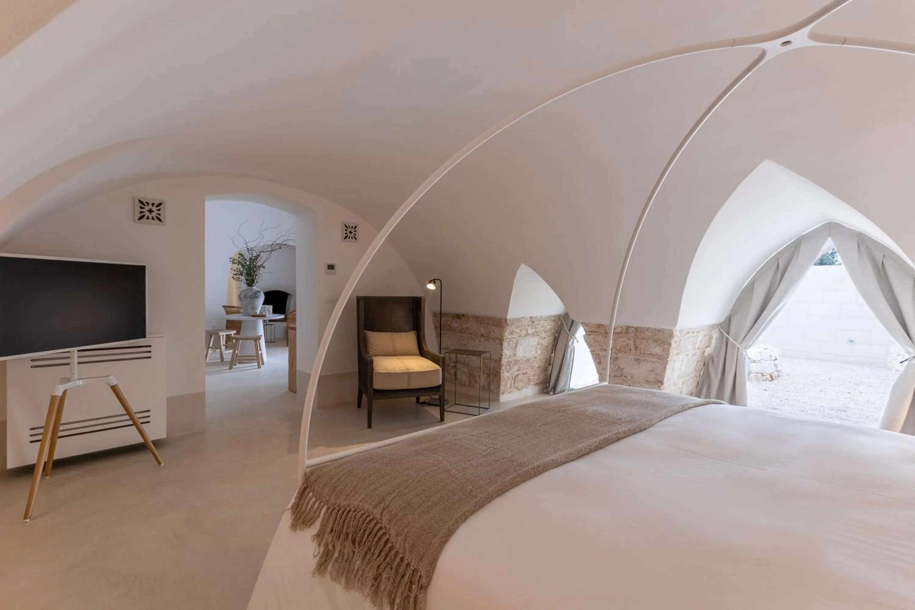 Bedroom, Bed in Masseria Valentina